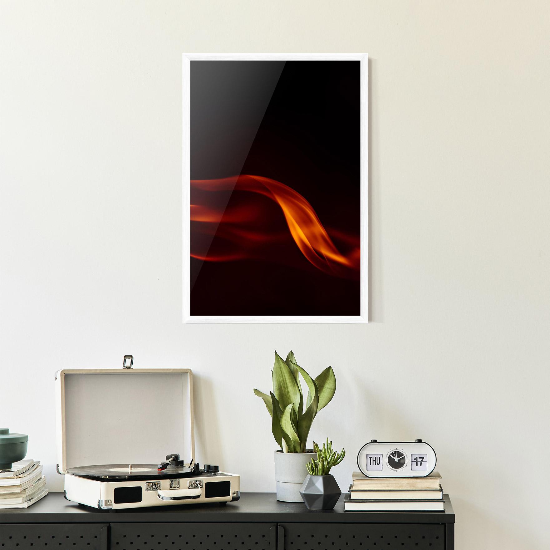 Poster Înrămat Relax Flame mockup 2