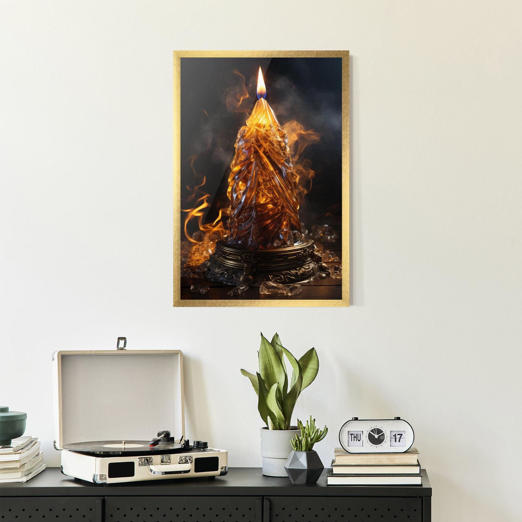 Poster Înrămat Special Candle mockup 2