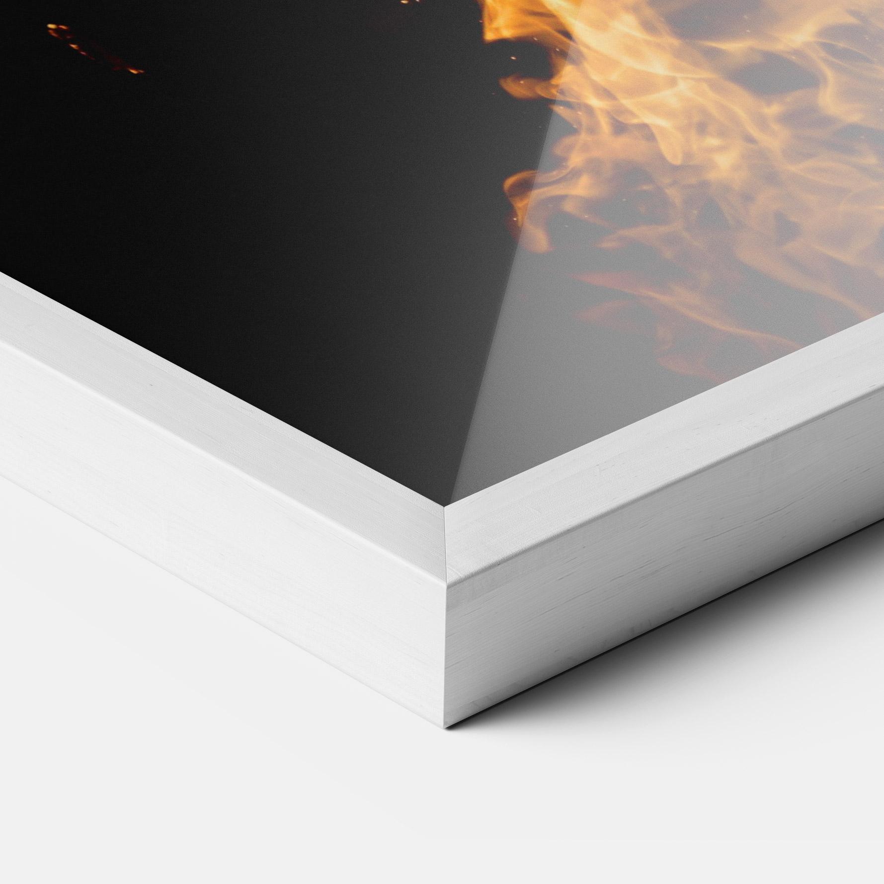Poster Înrămat Big Fire mockup 3