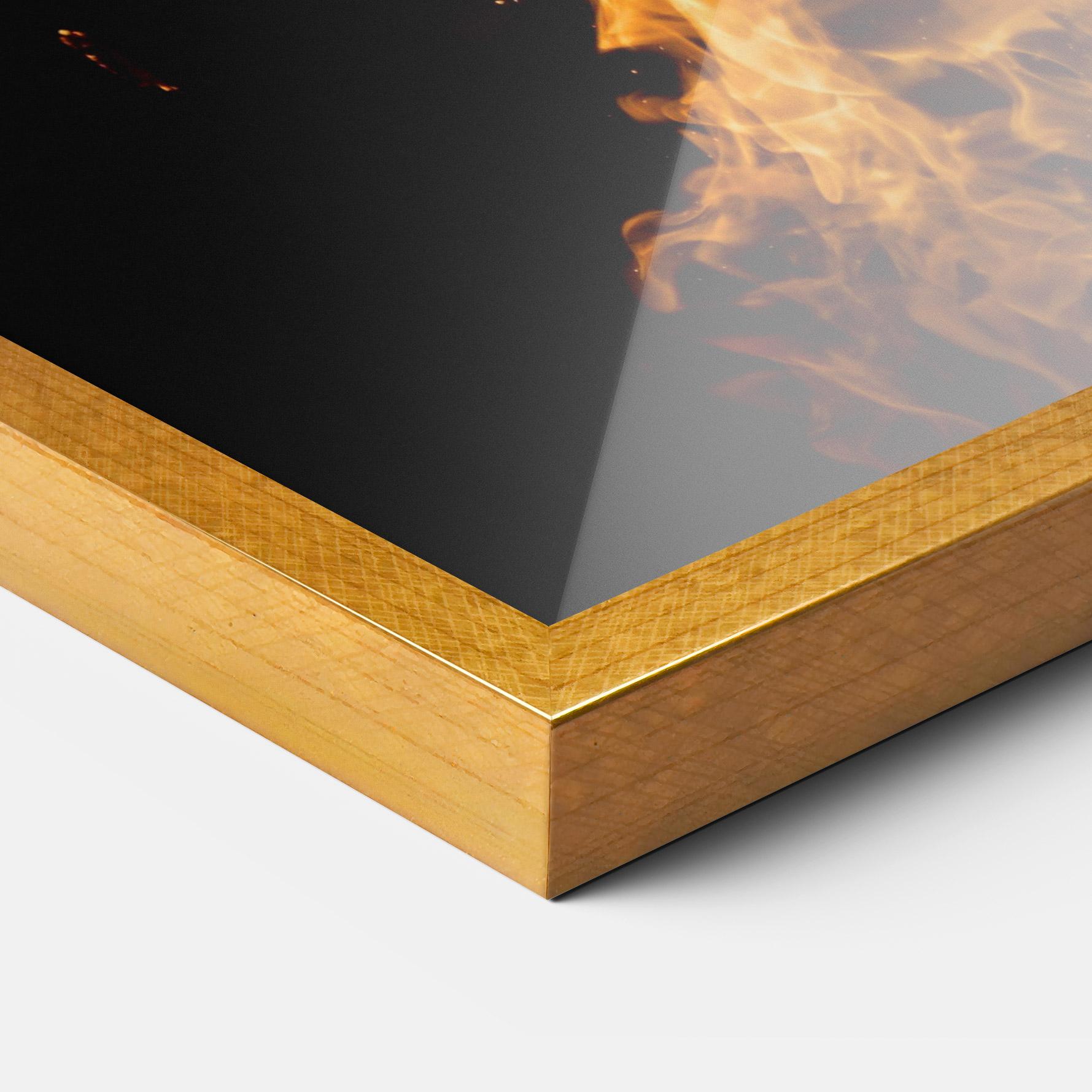 Poster Înrămat Big Fire mockup 3
