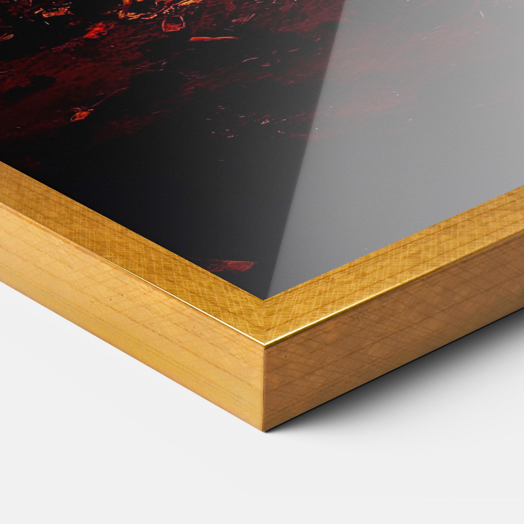 Poster Înrămat Fire Art mockup 3