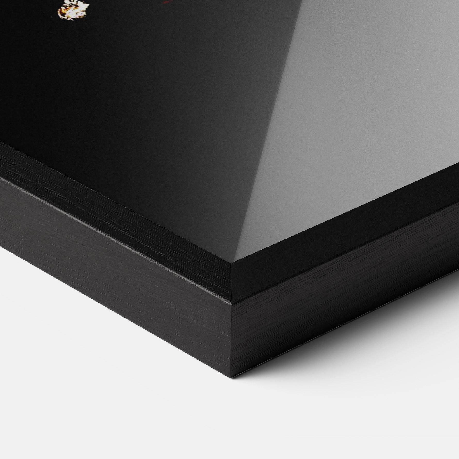 Poster Înrămat Spitting Fire mockup 3