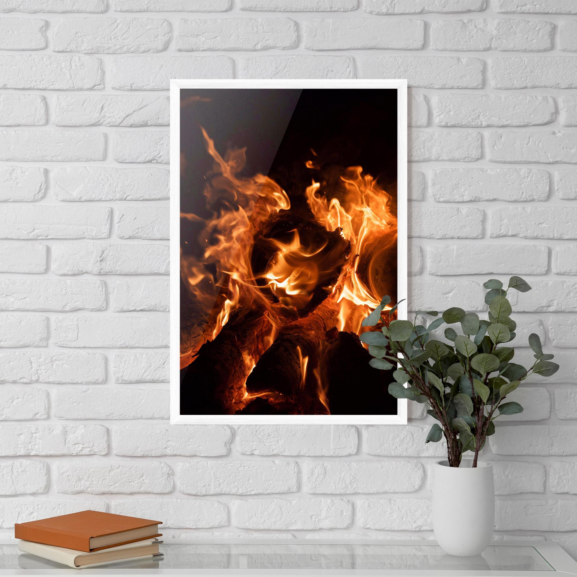 Poster Înrămat Eternal Flame mockup 5
