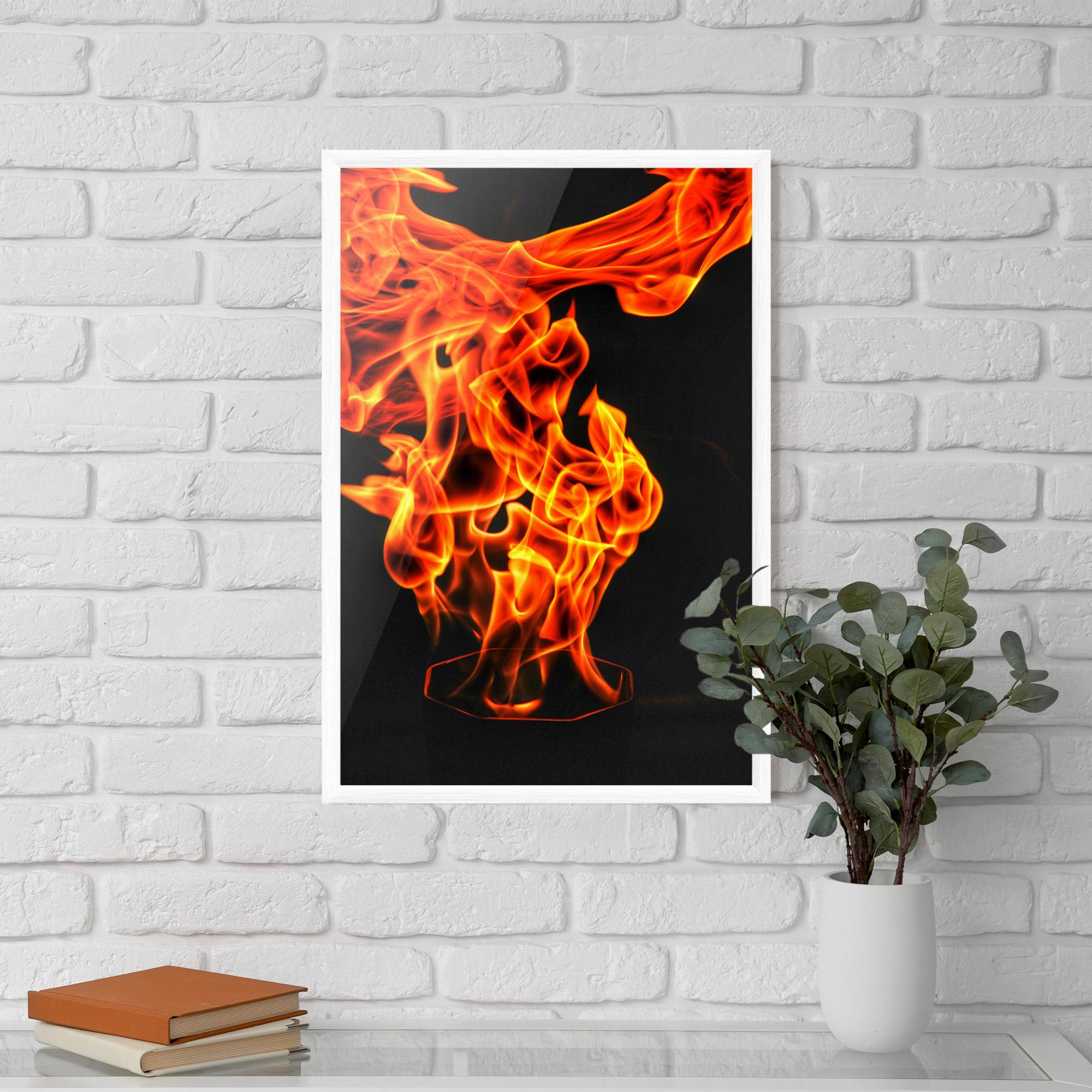 Poster Înrămat Phoenix Heat Dance mockup 5
