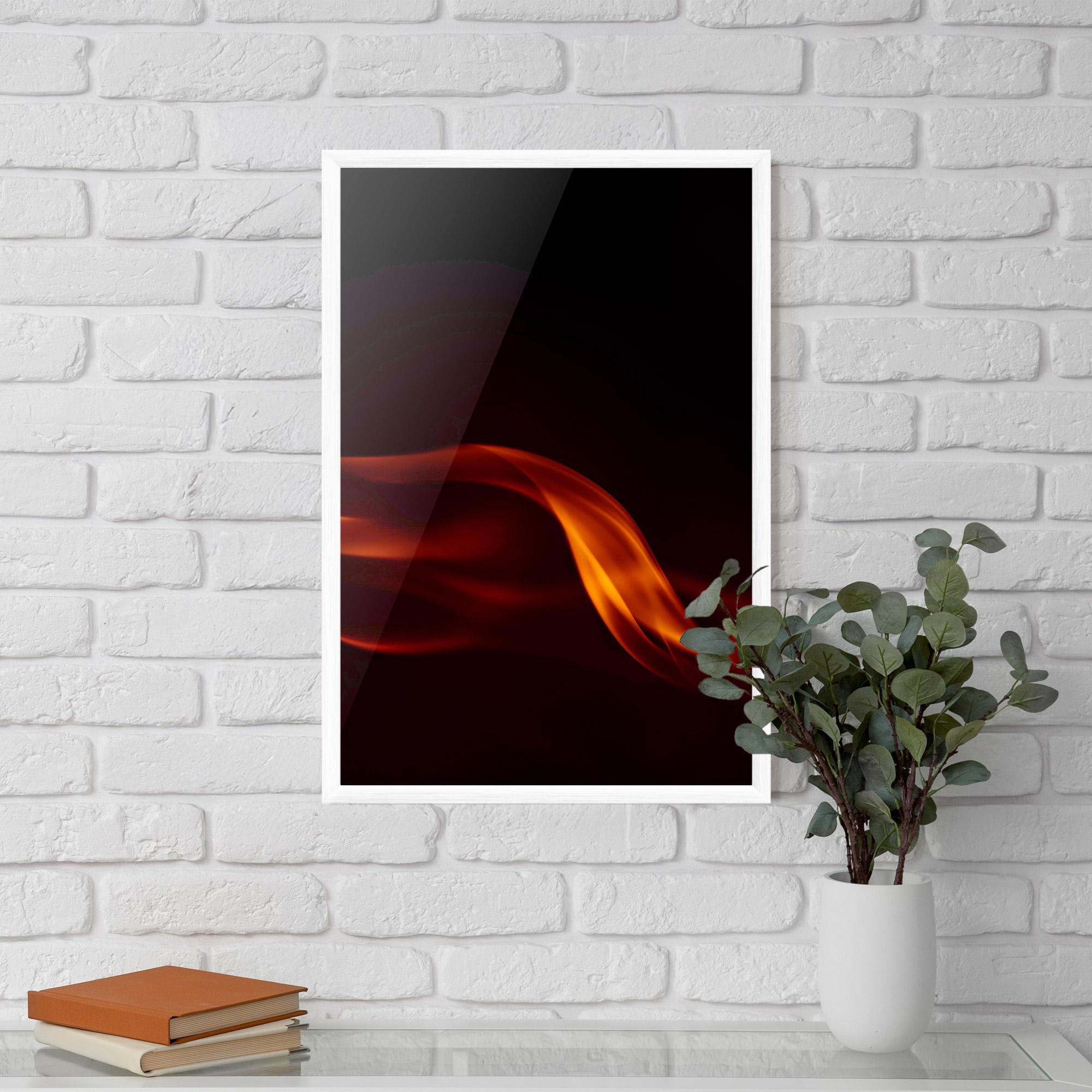 Poster Înrămat Relax Flame mockup 5