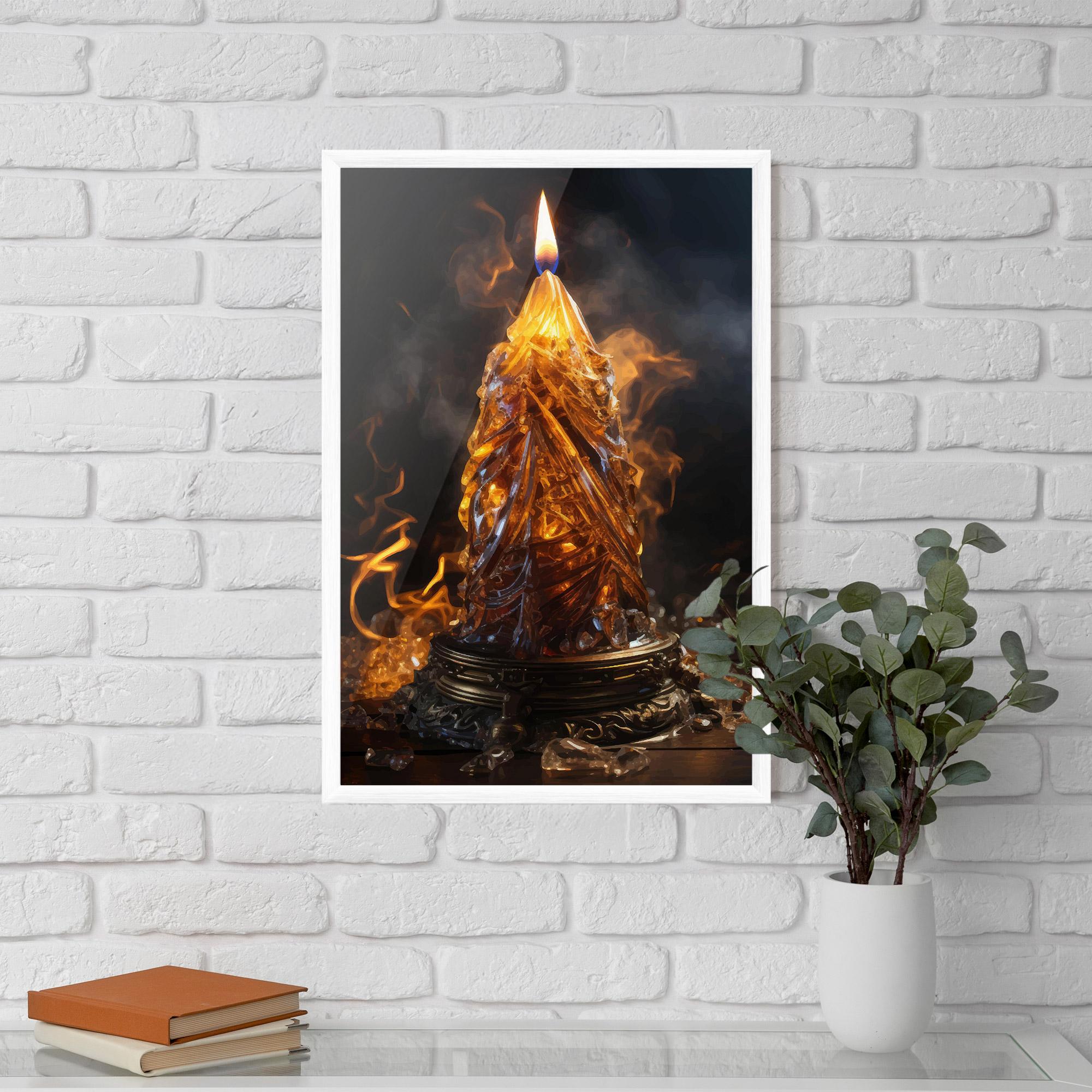 Poster Înrămat Special Candle mockup 5