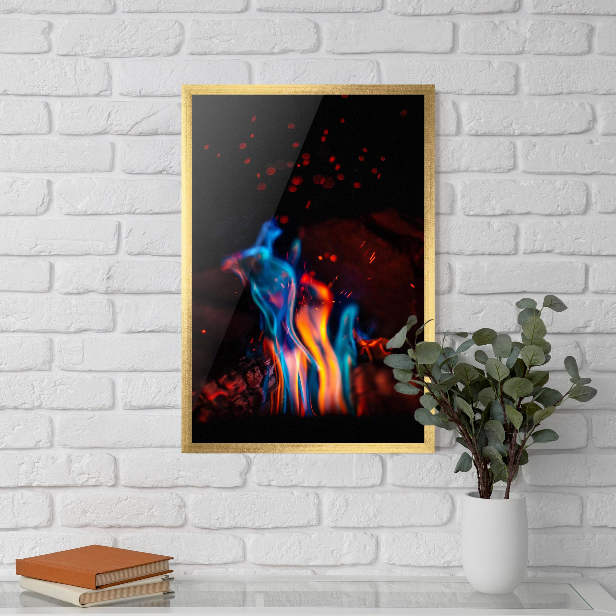 Blue Orange Fire mockup 5