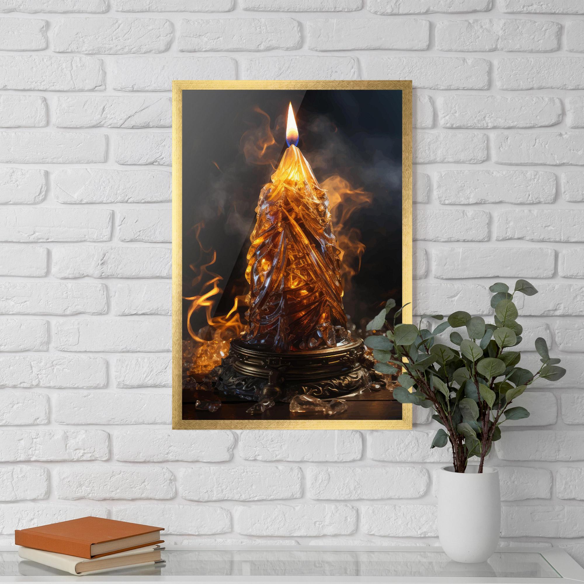 Poster Înrămat Special Candle mockup 5