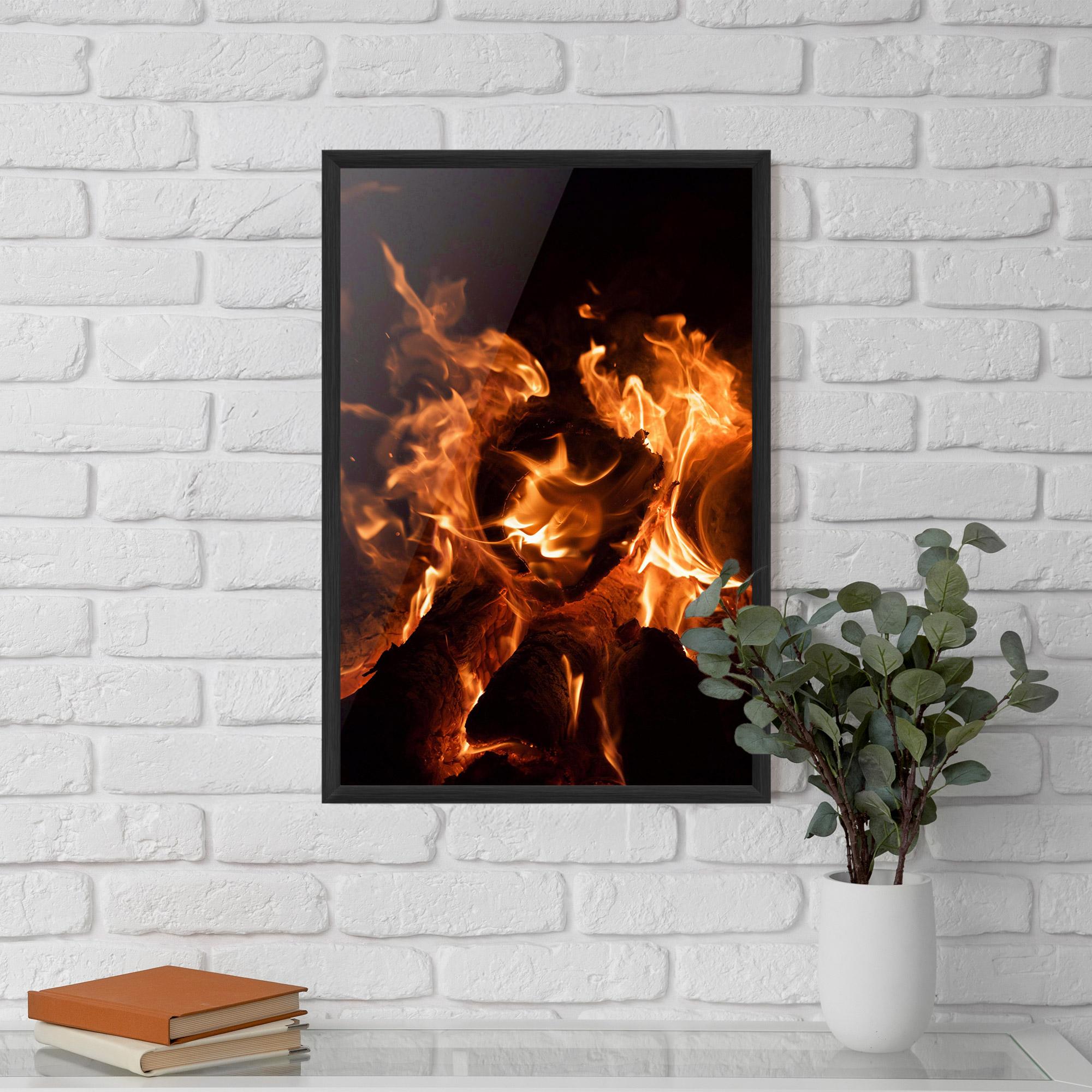 Poster Înrămat Eternal Flame mockup 5