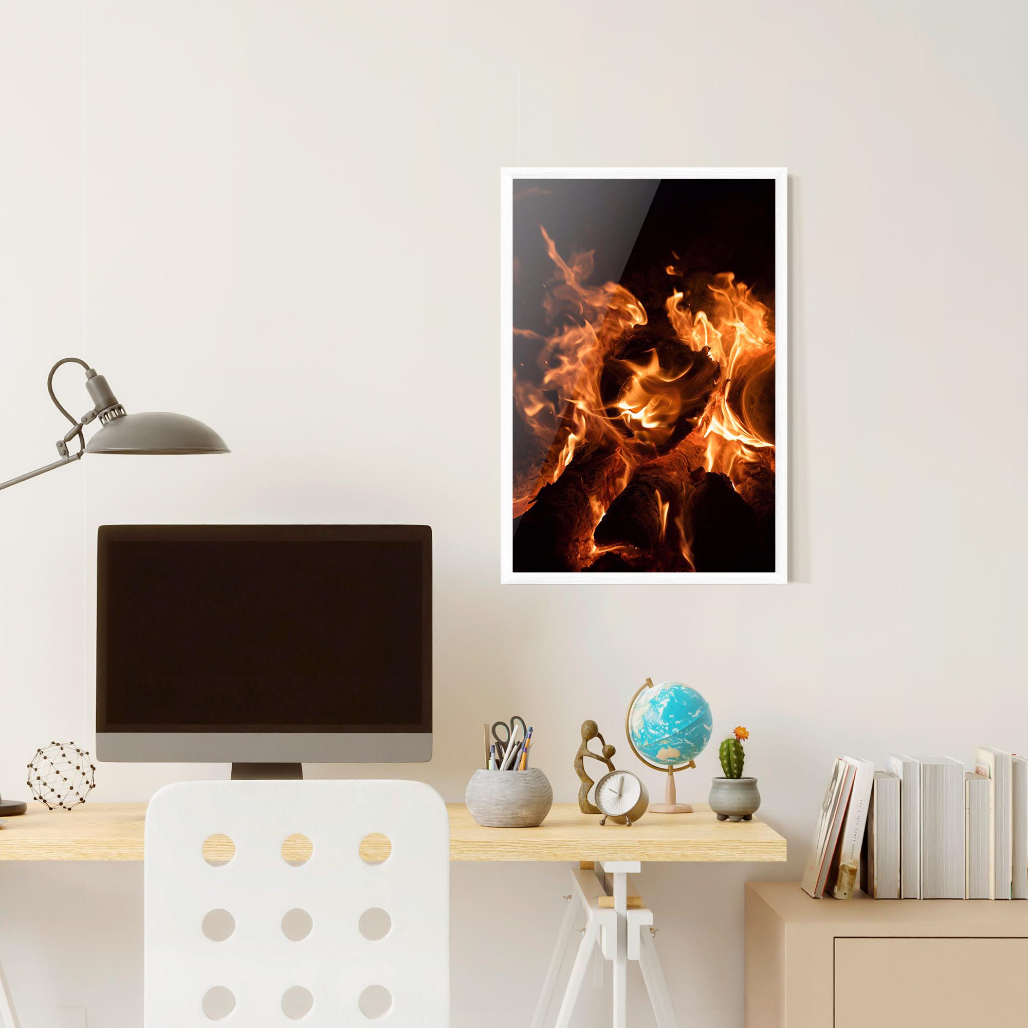 Poster Înrămat Eternal Flame mockup 6