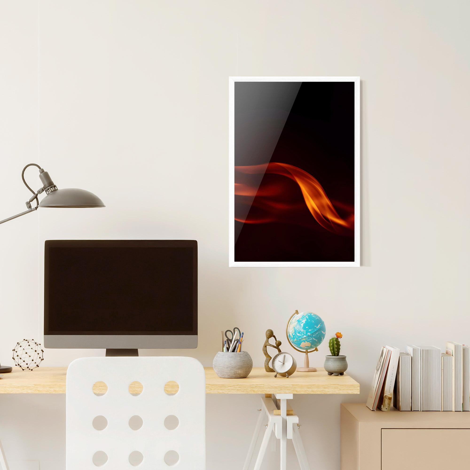 Poster Înrămat Relax Flame mockup 6