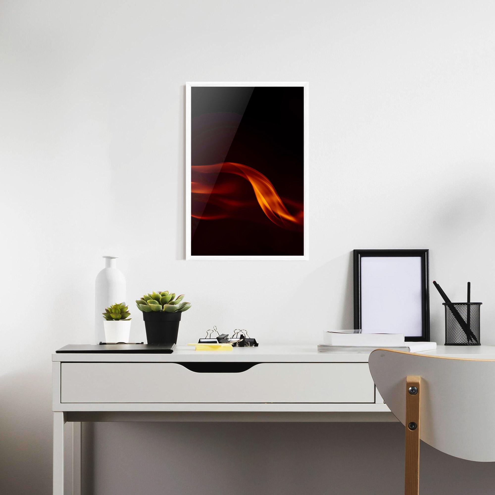 Poster Înrămat Relax Flame mockup 7