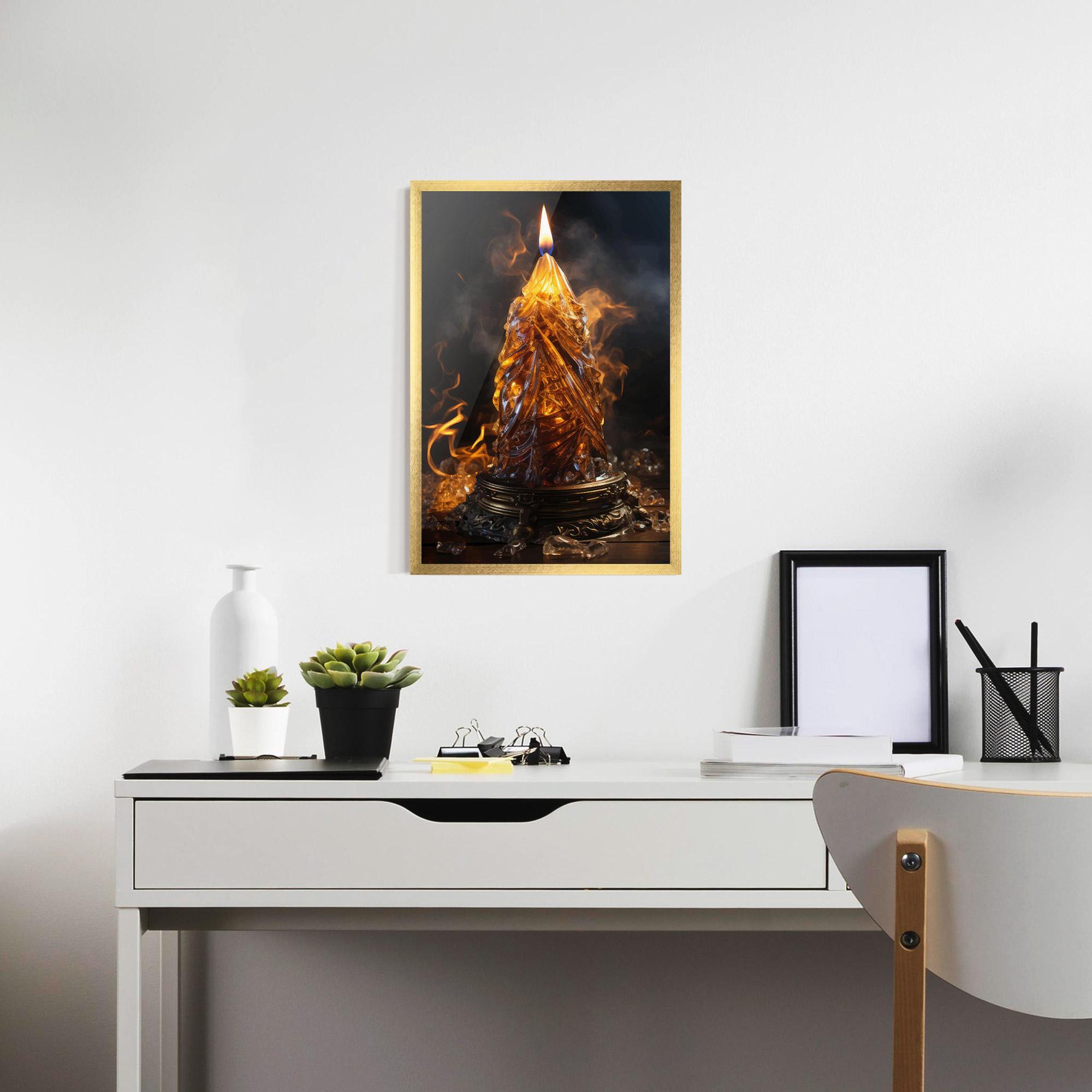 Poster Înrămat Special Candle mockup 7