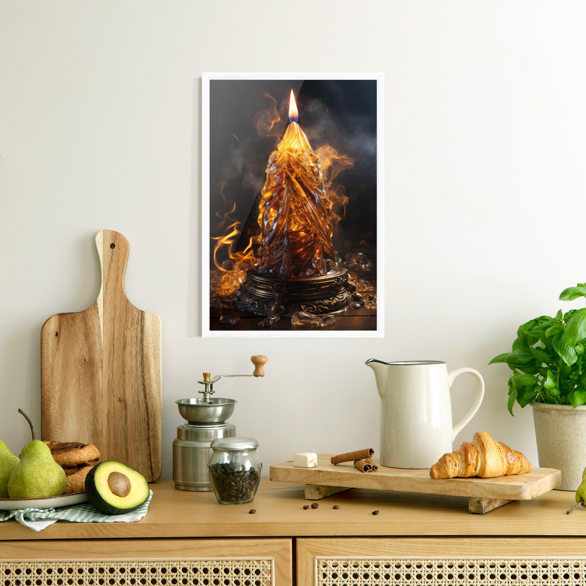Poster Înrămat Special Candle mockup 8