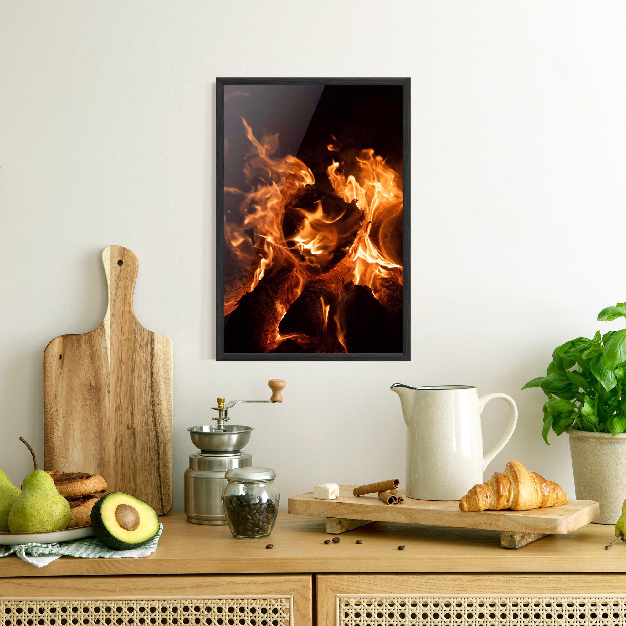 Poster Înrămat Eternal Flame mockup 8