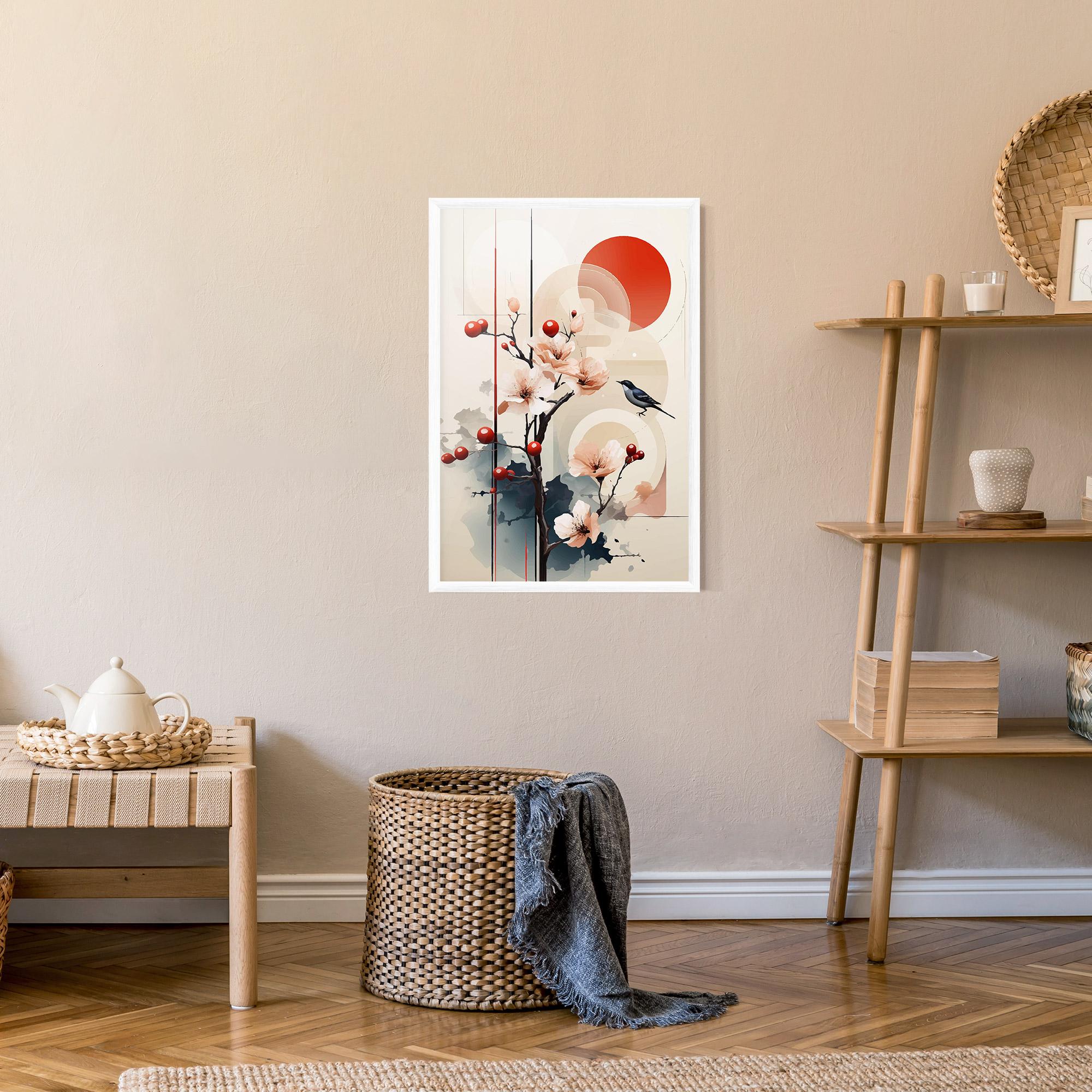 Poster Înrămat Cream Nature mockup 9