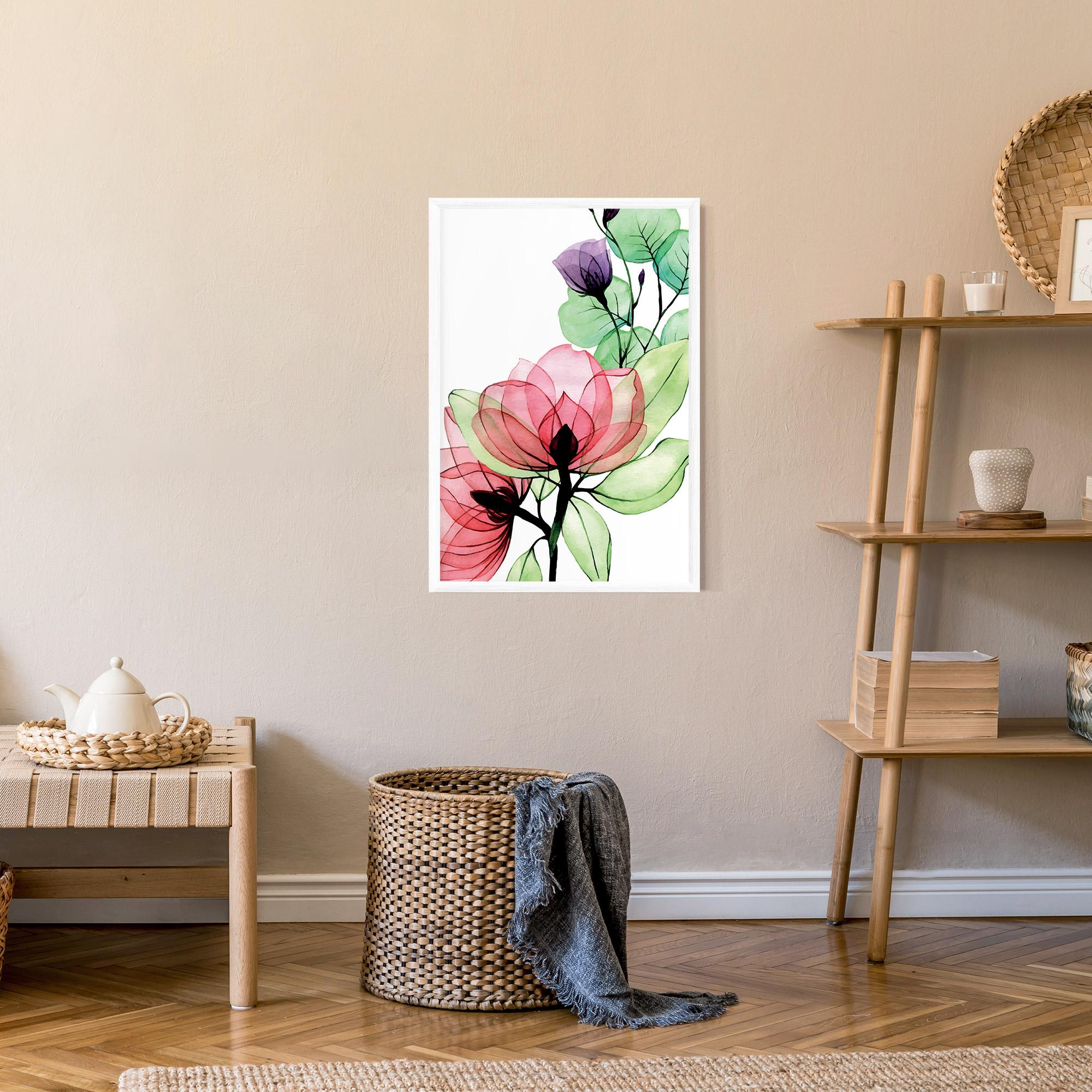 Poster Înrămat Pink Green Nature mockup 9