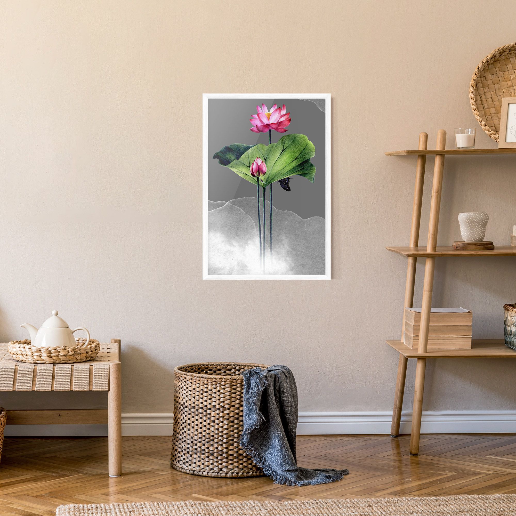 Pink Lotus Art mockup 9