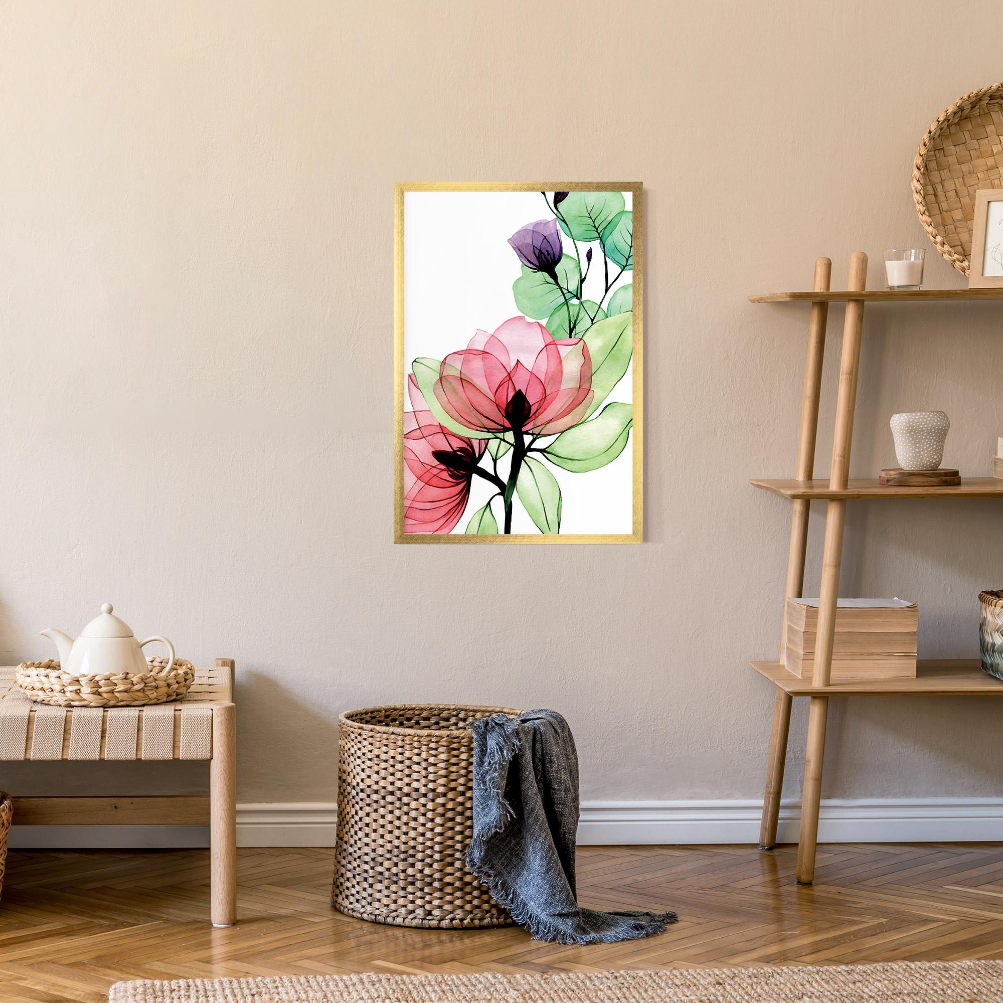 Poster Înrămat Pink Green Nature mockup 9