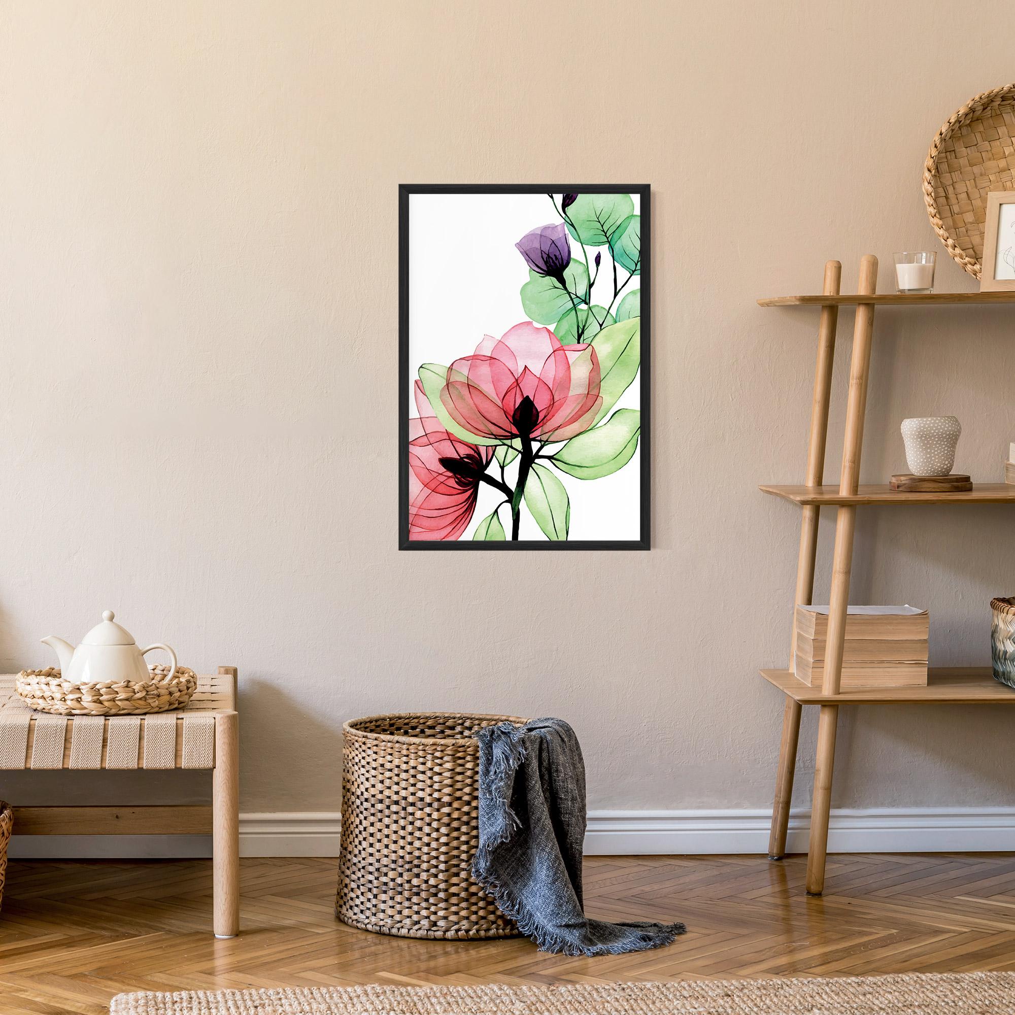 Poster Înrămat Pink Green Nature mockup 9