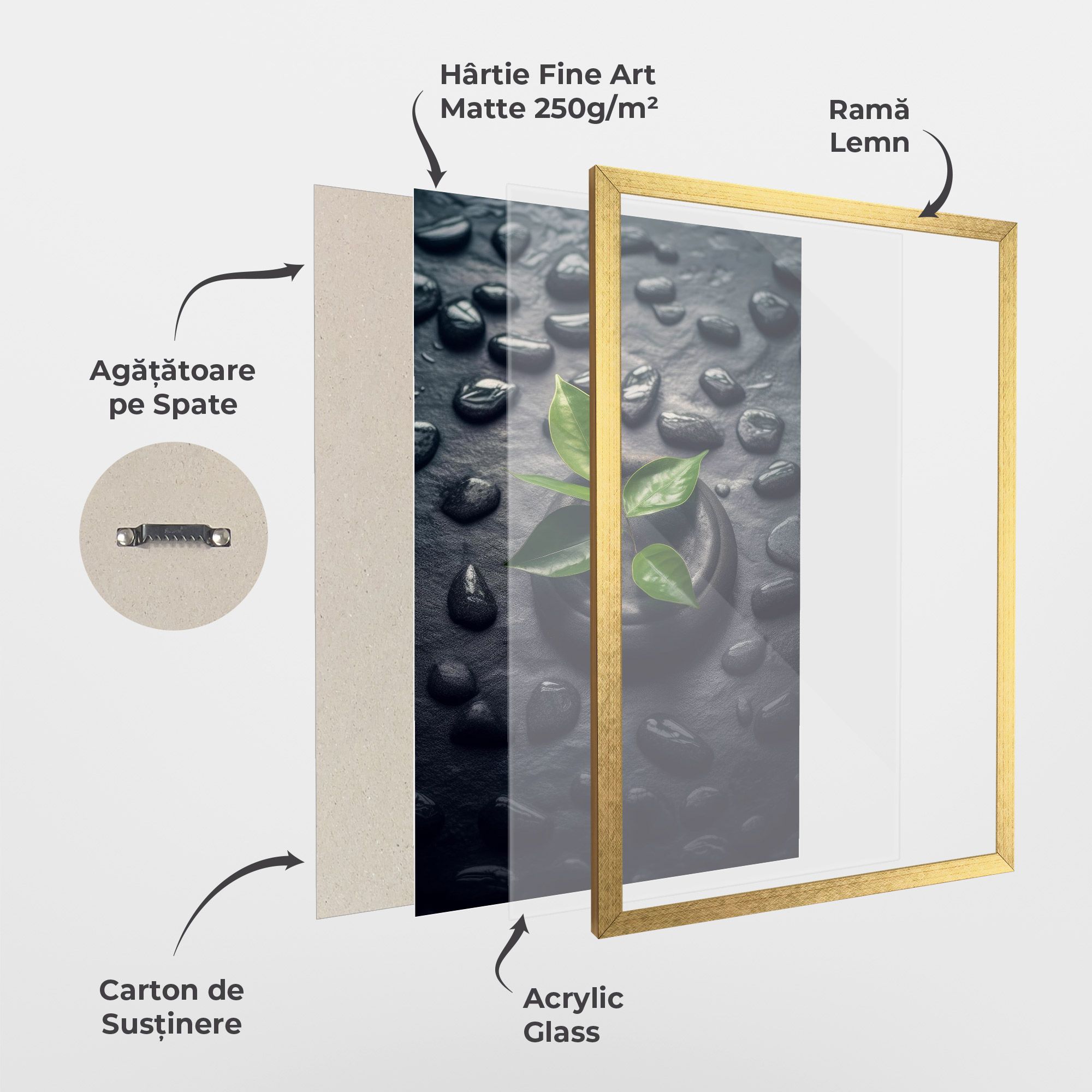 Realistic Spa Leaf mockup 1