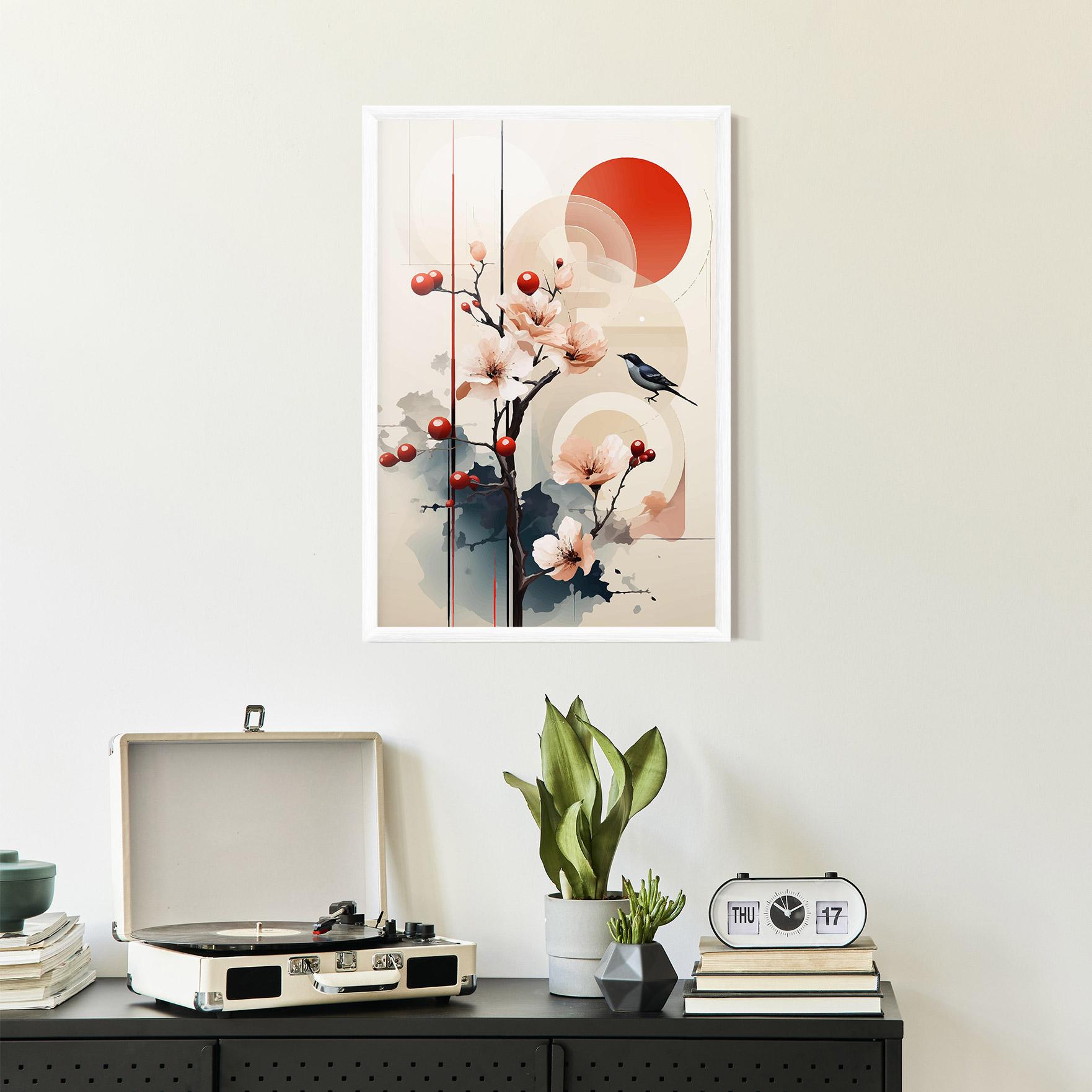 Poster Înrămat Cream Nature mockup 2