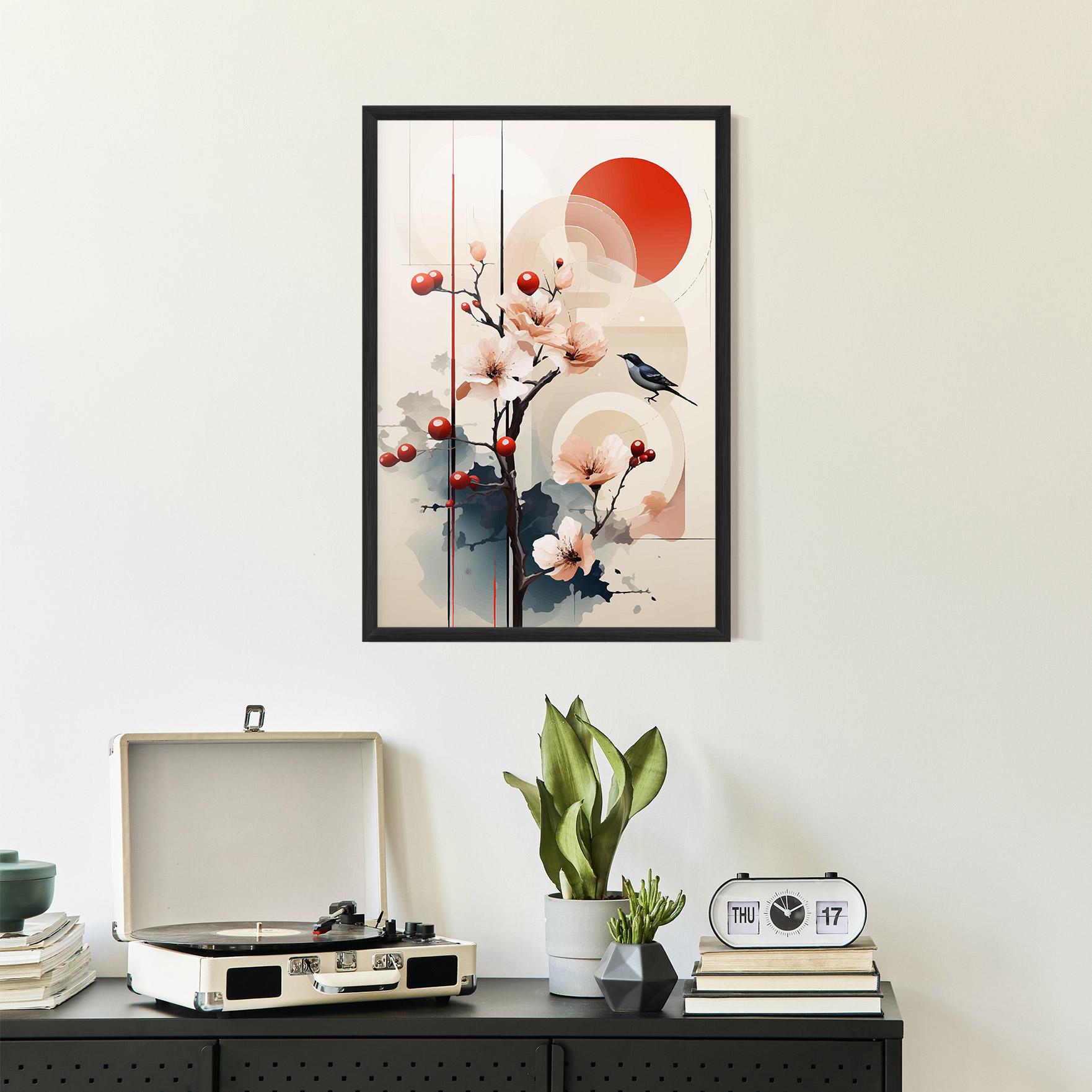 Poster Înrămat Cream Nature mockup 2