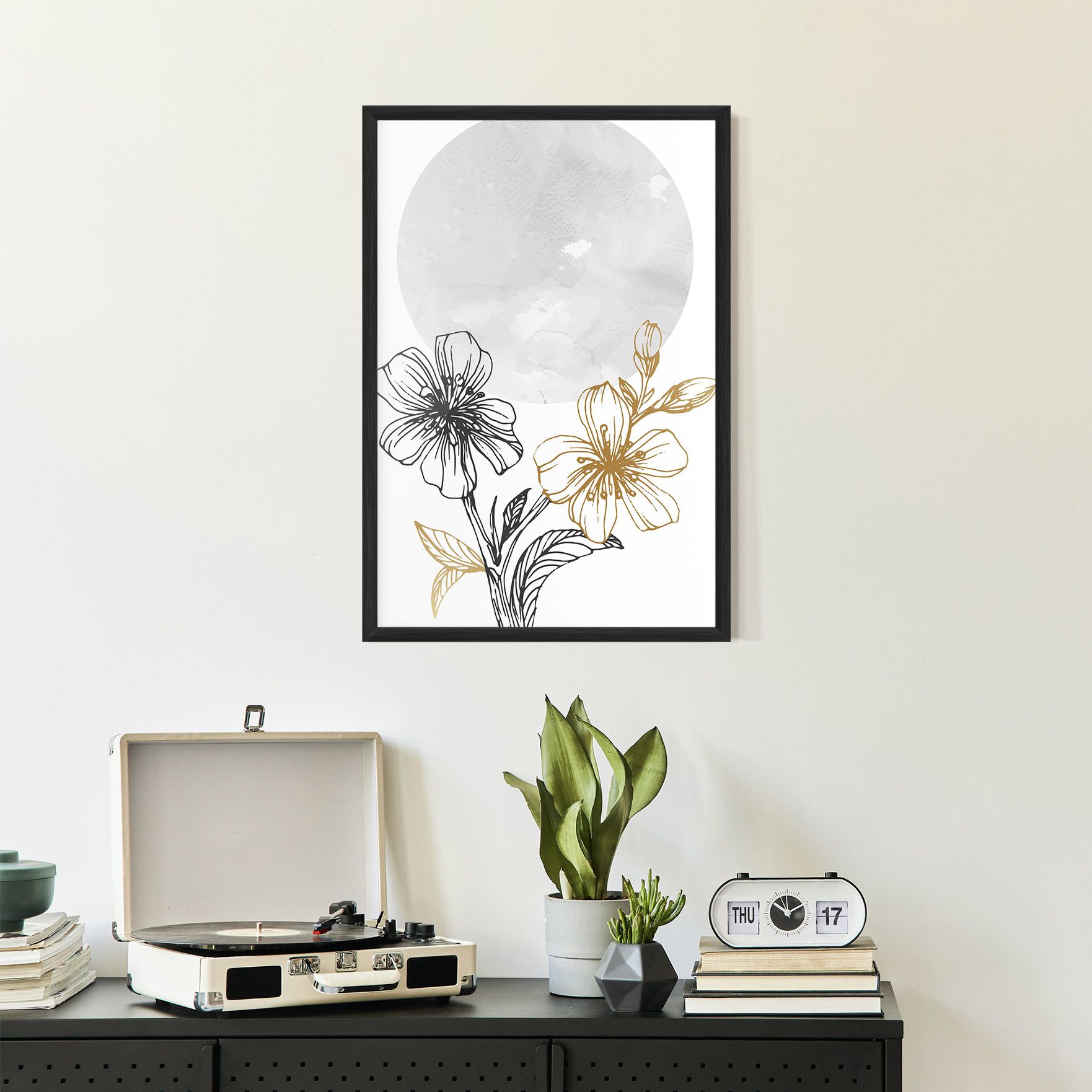 Grey Moon Flowers mockup 2