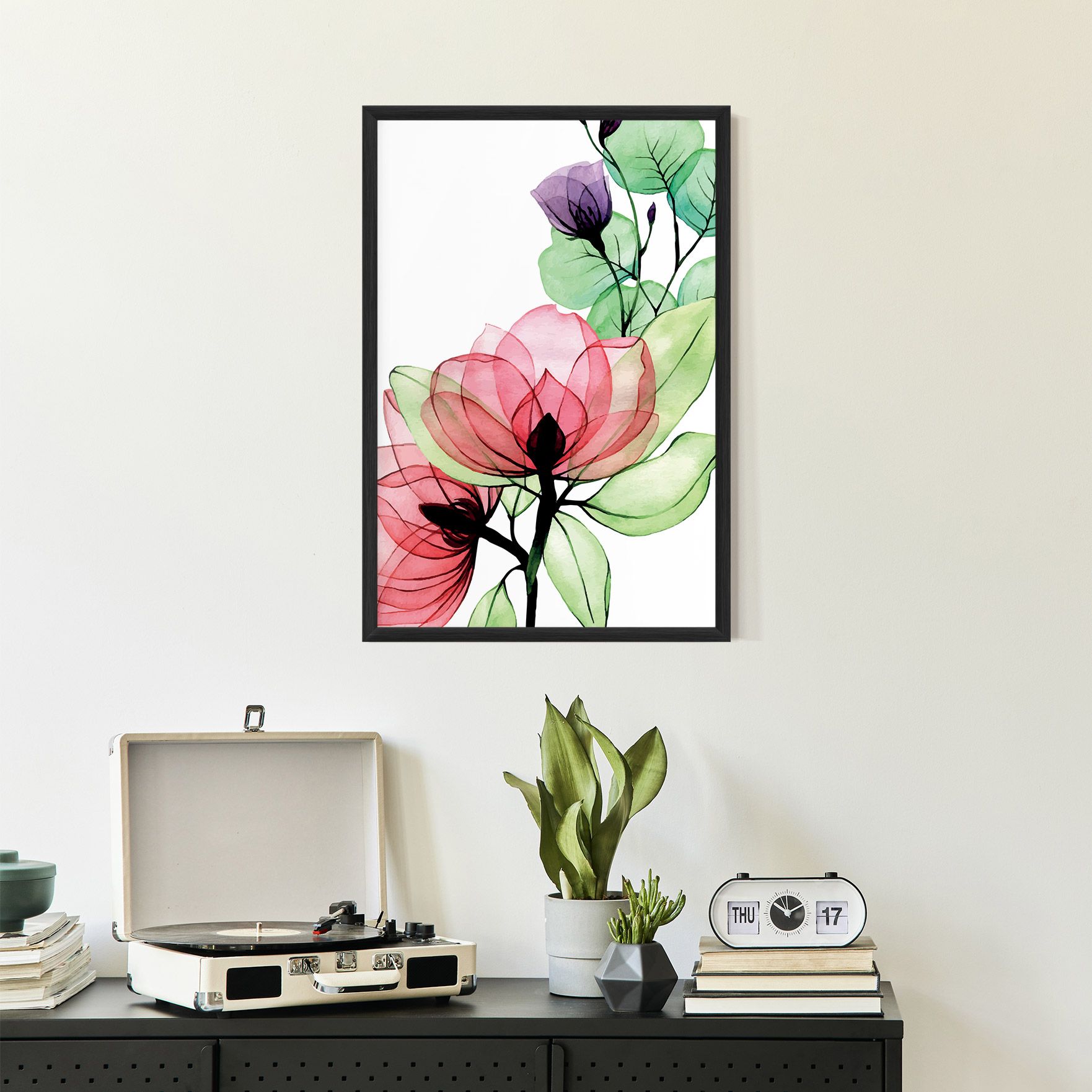 Pink Green Nature mockup 2