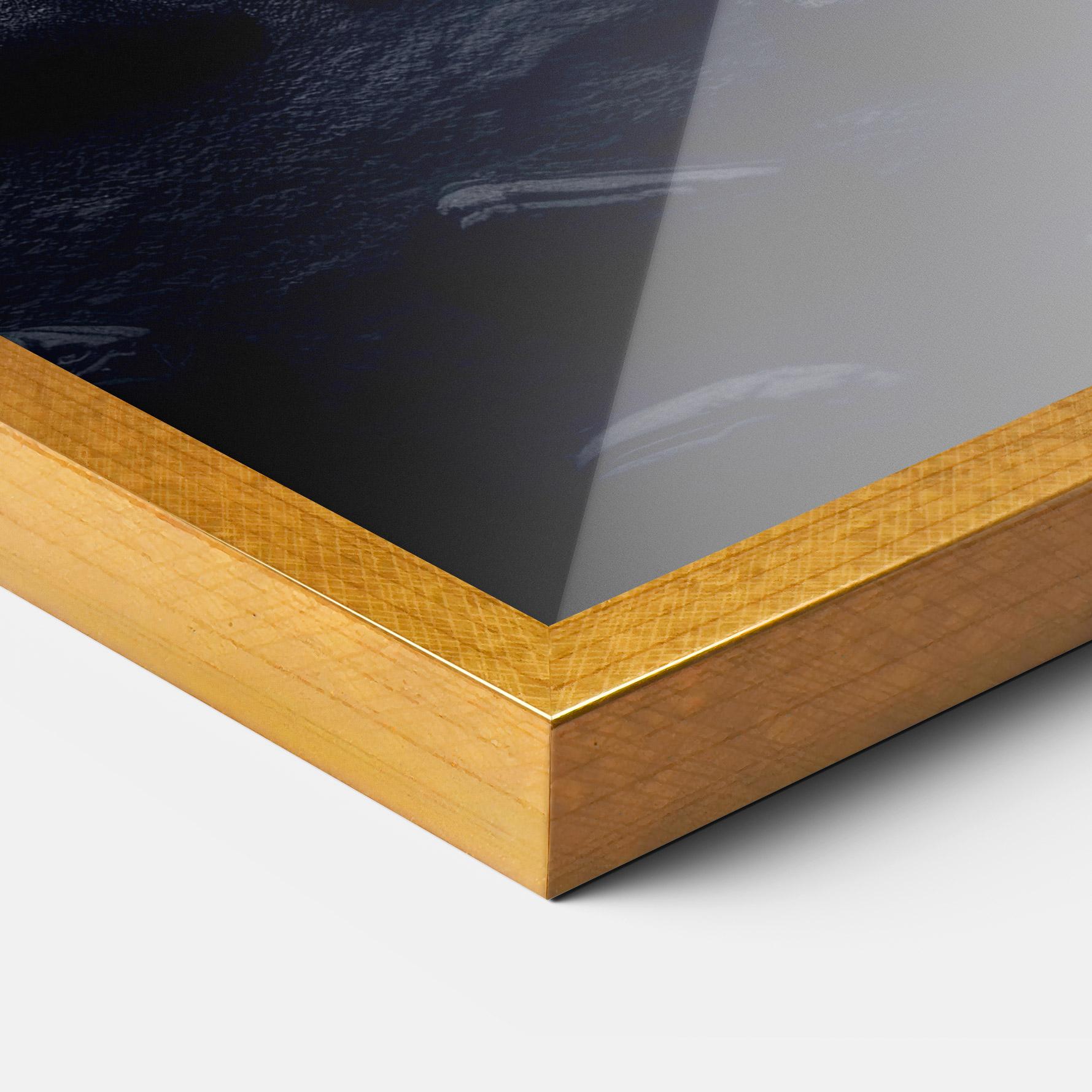 Poster Înrămat Realistic Spa Leaf mockup 3