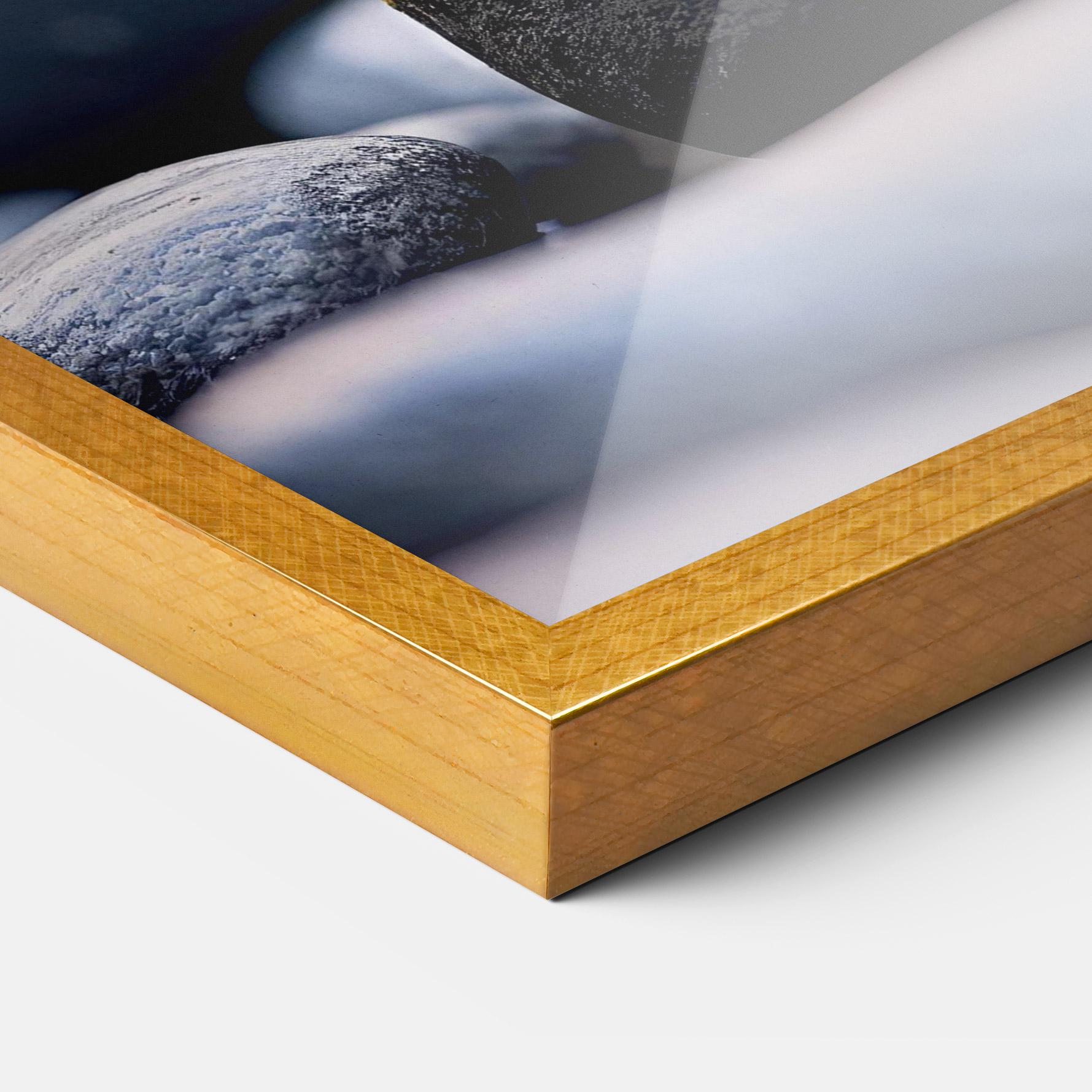 Poster Înrămat Tiny Flower Rock mockup 3