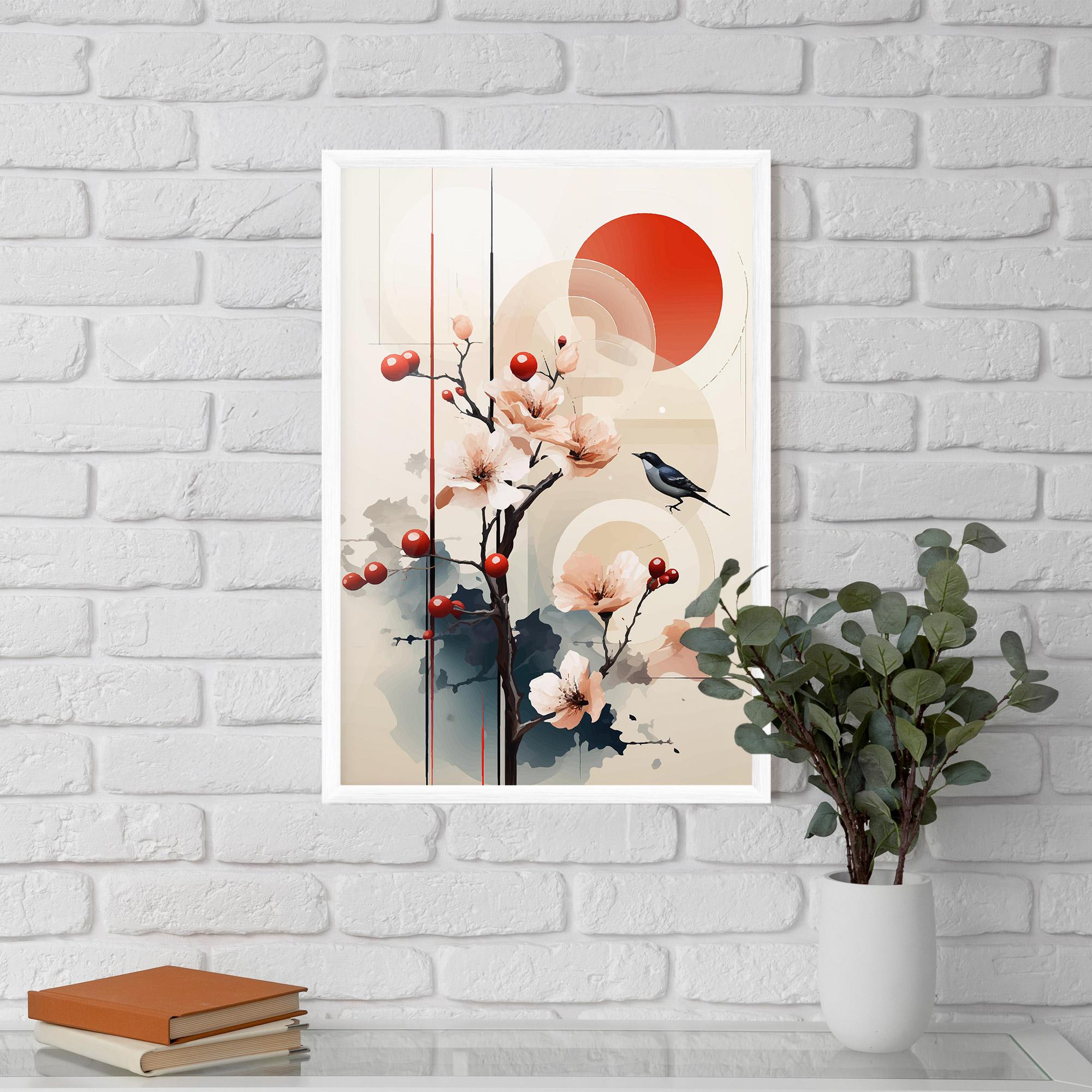 Poster Înrămat Cream Nature mockup 5