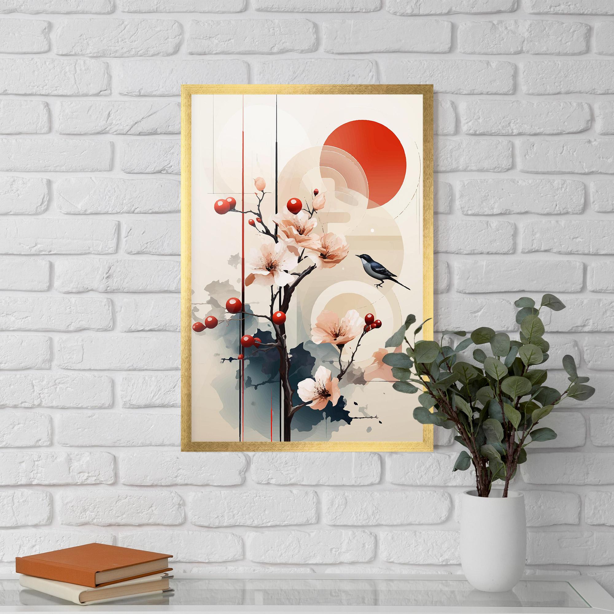Poster Înrămat Cream Nature mockup 5