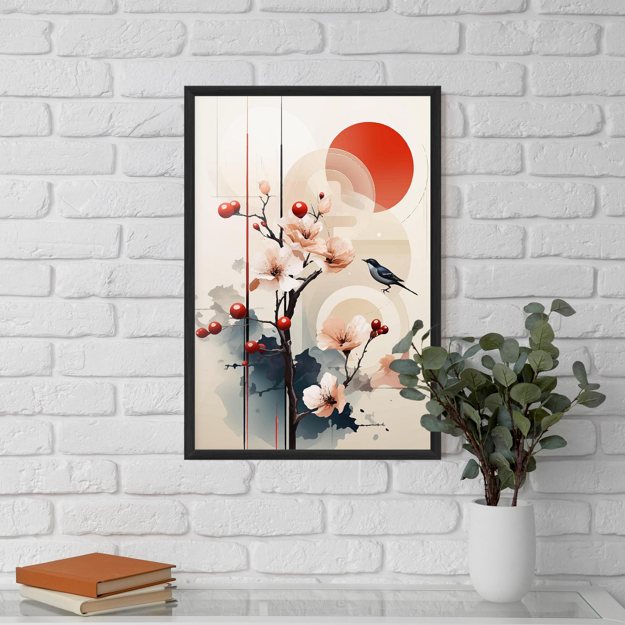 Poster Înrămat Cream Nature mockup 5