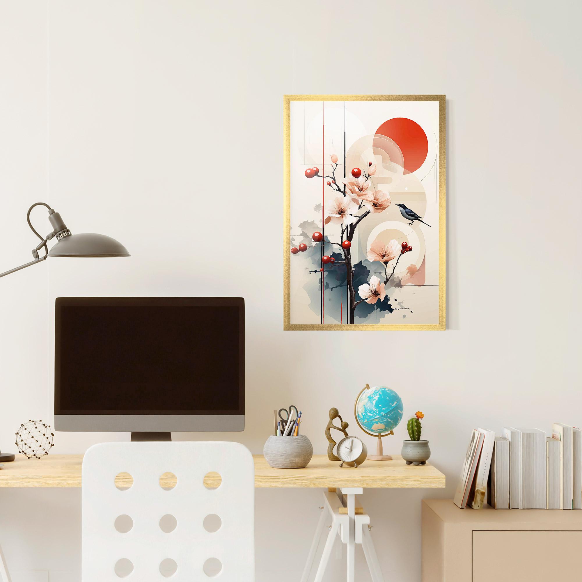 Poster Înrămat Cream Nature mockup 6