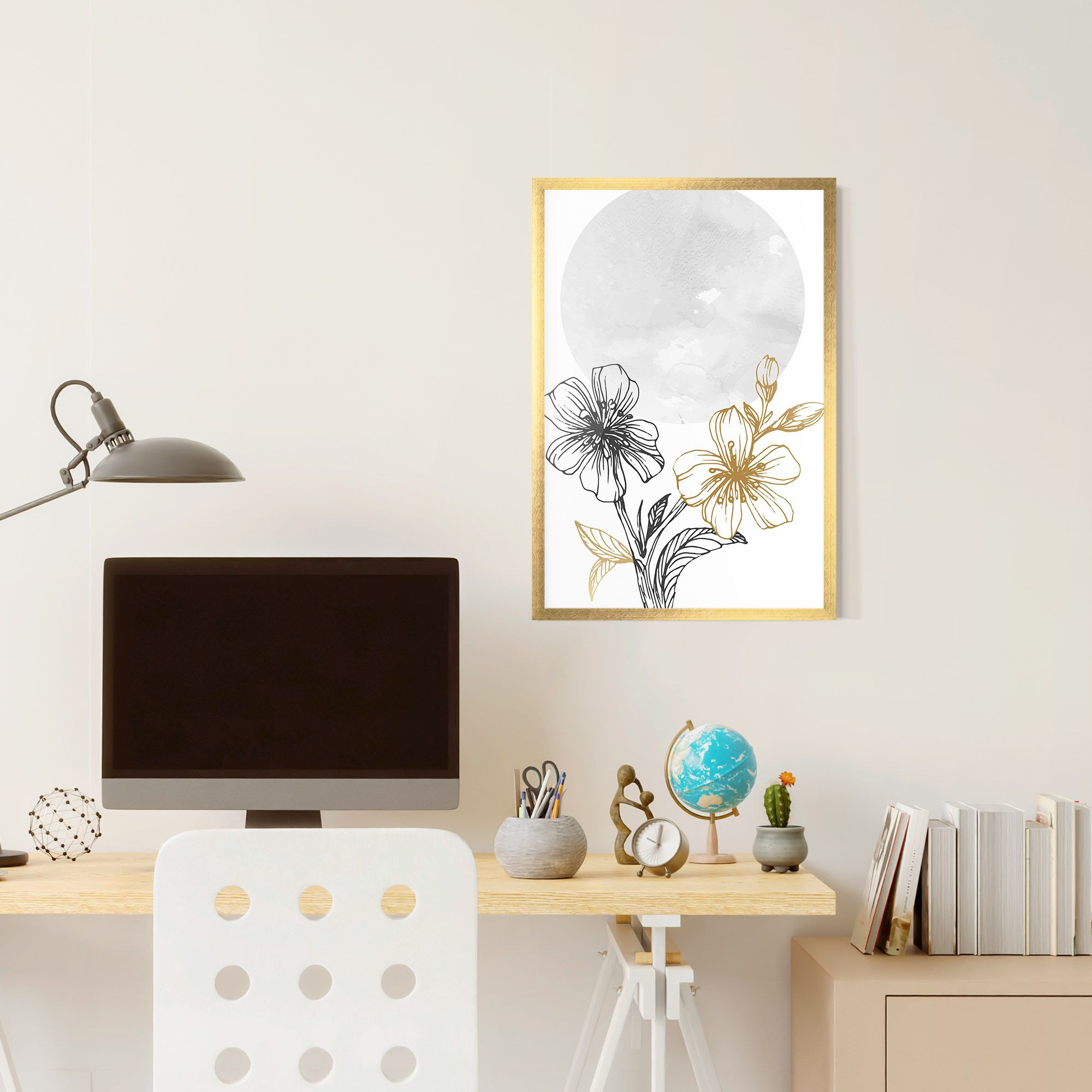 Grey Moon Flowers mockup 6