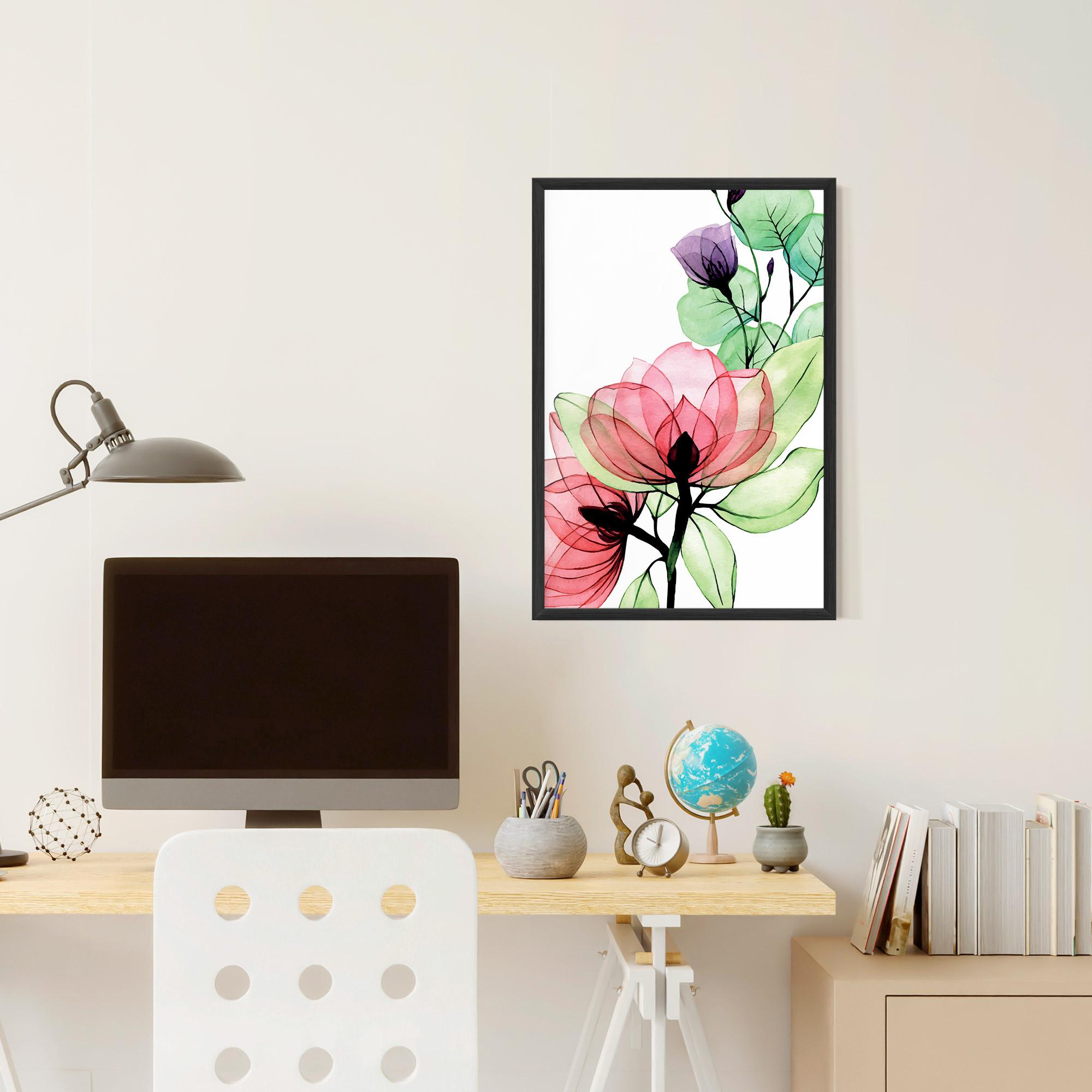Poster Înrămat Pink Green Nature mockup 6