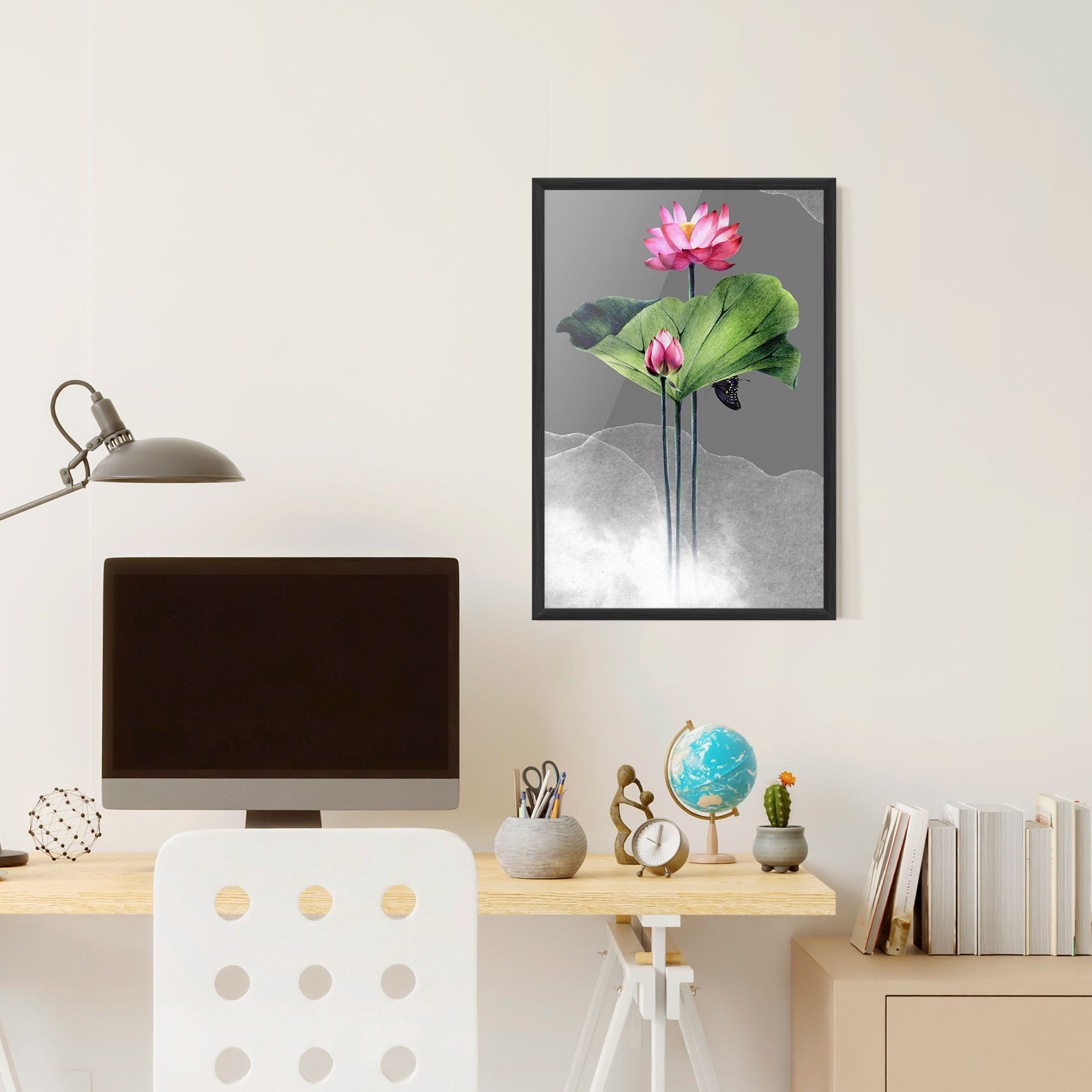 Pink Lotus Art mockup 6