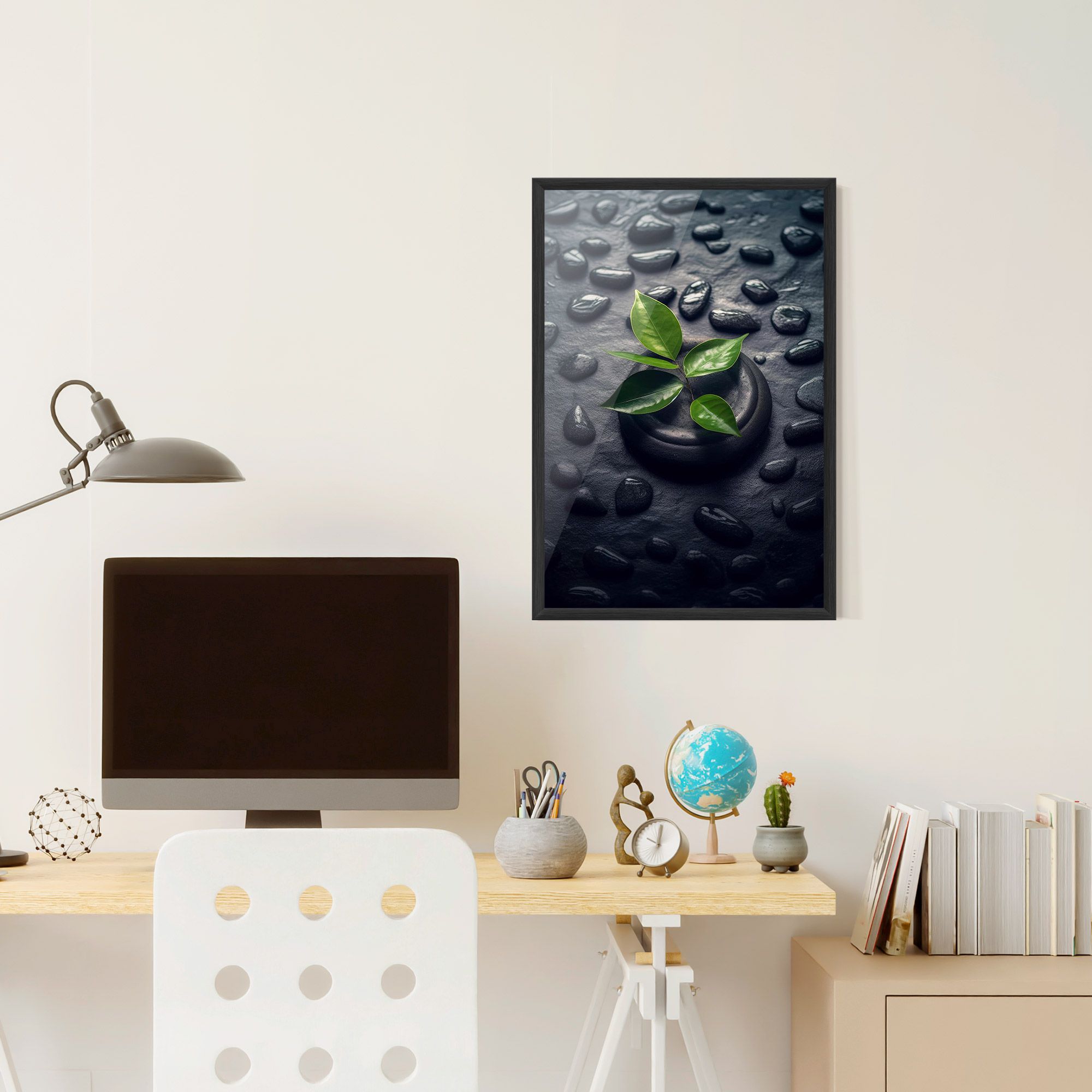 Realistic Spa Leaf mockup 6