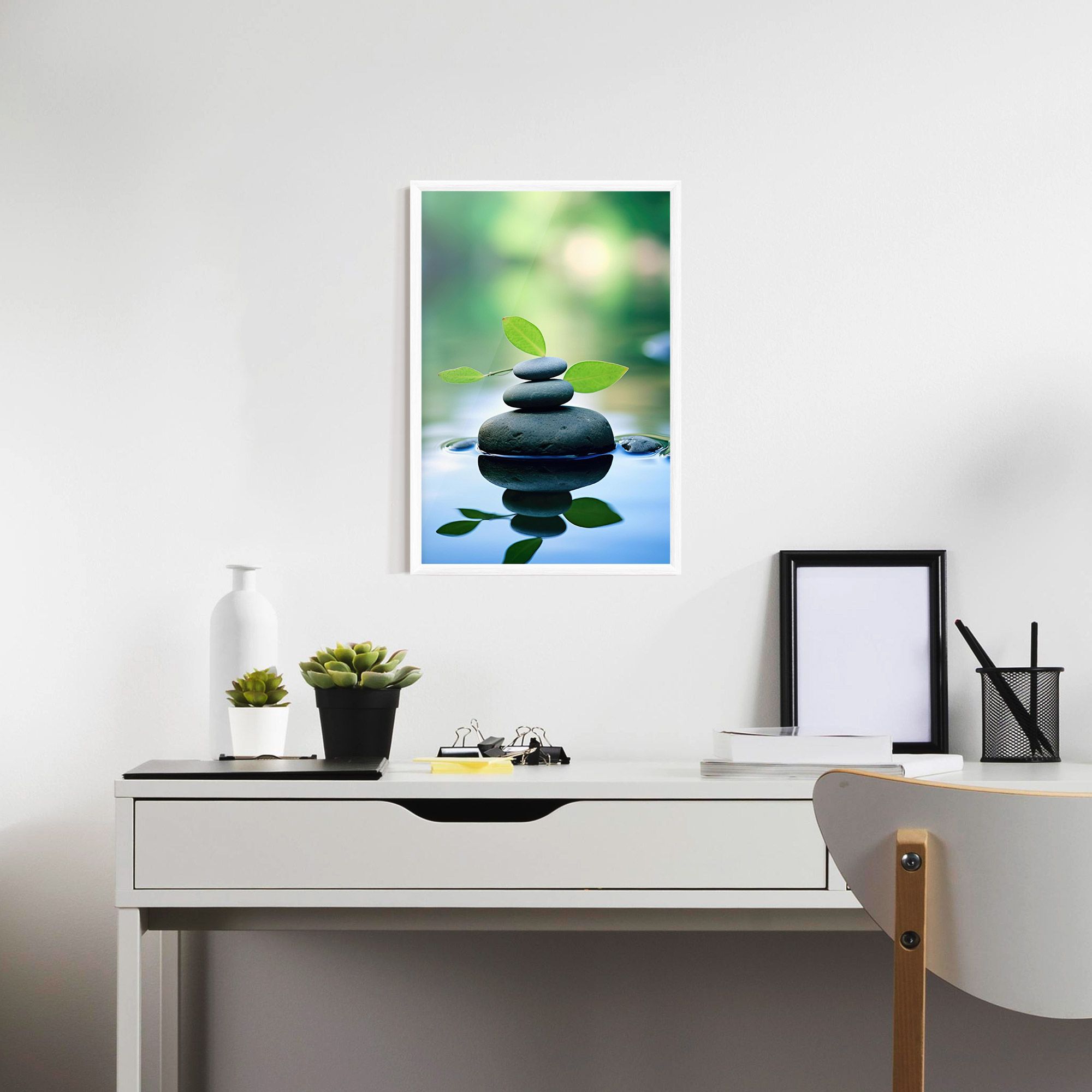 Stones Green Leaves mockup 7