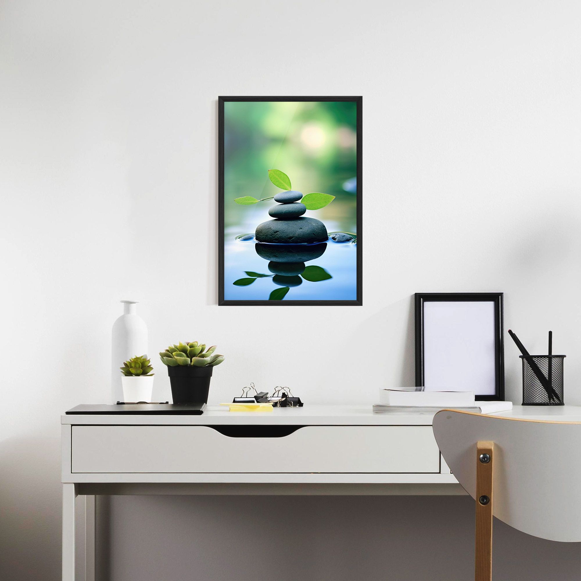 Stones Green Leaves mockup 7