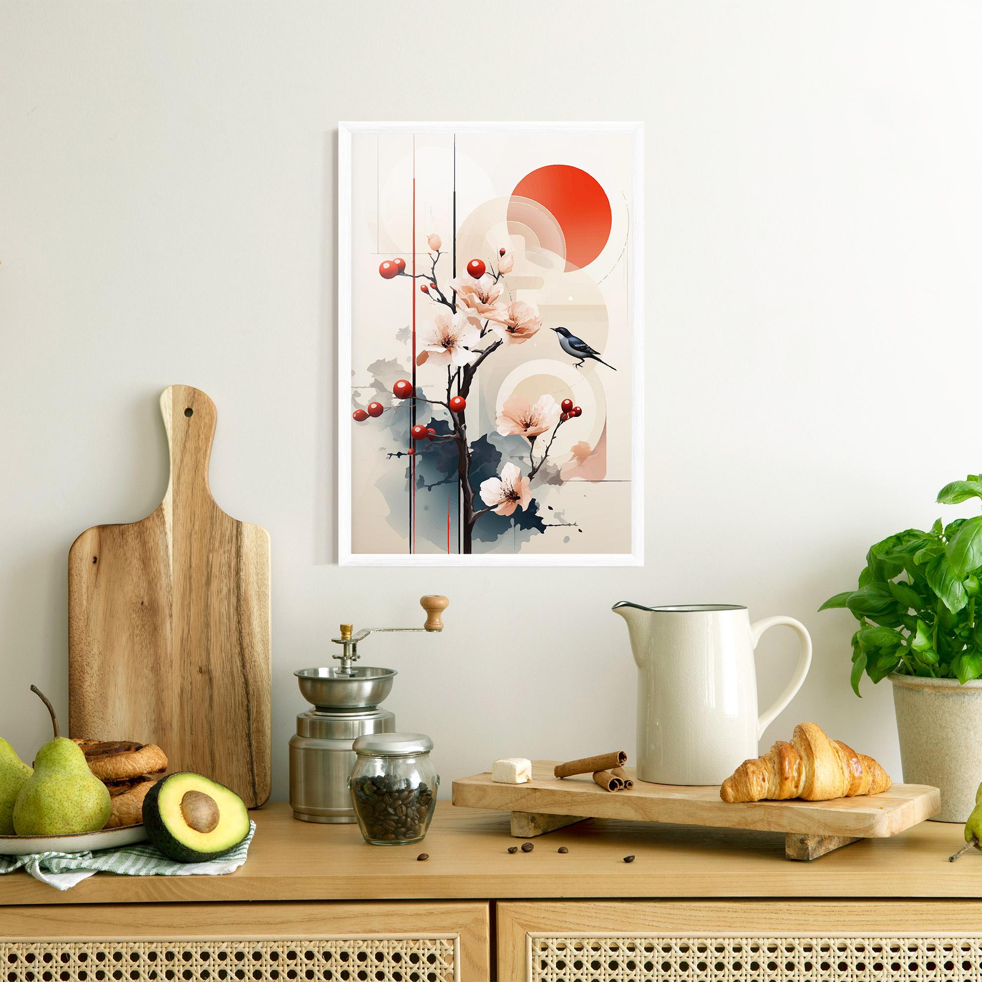 Poster Înrămat Cream Nature mockup 8