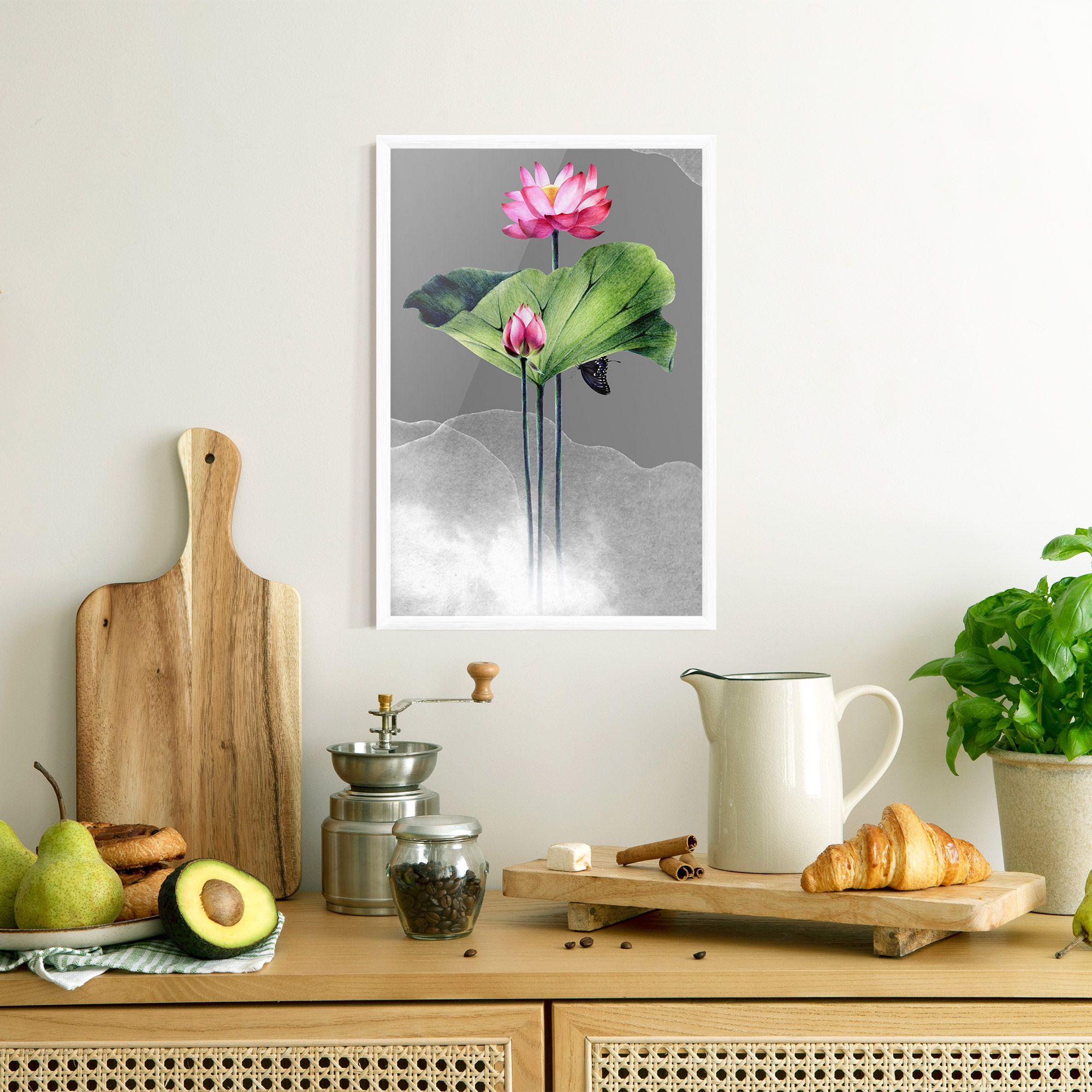 Pink Lotus Art mockup 8