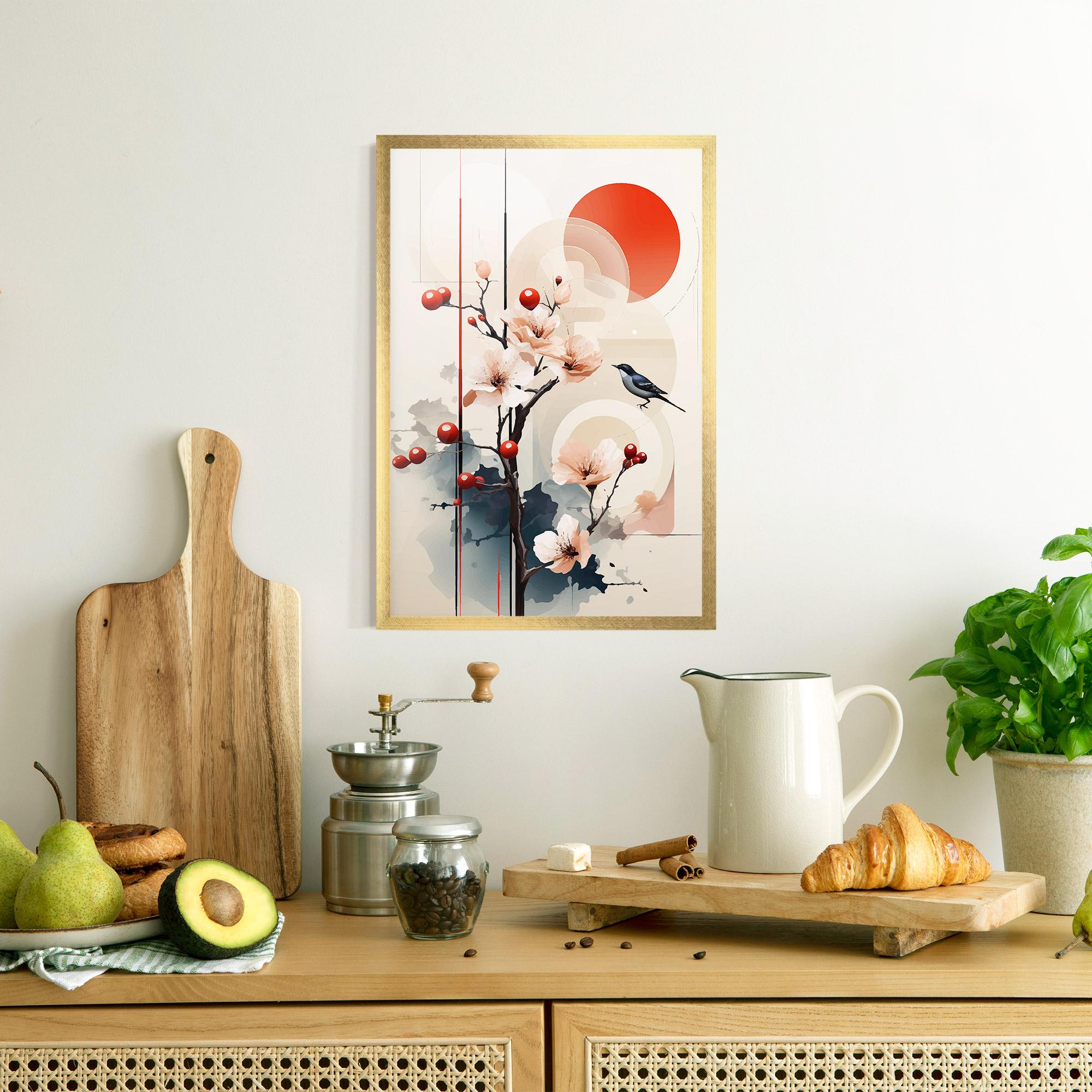 Poster Înrămat Cream Nature mockup 8
