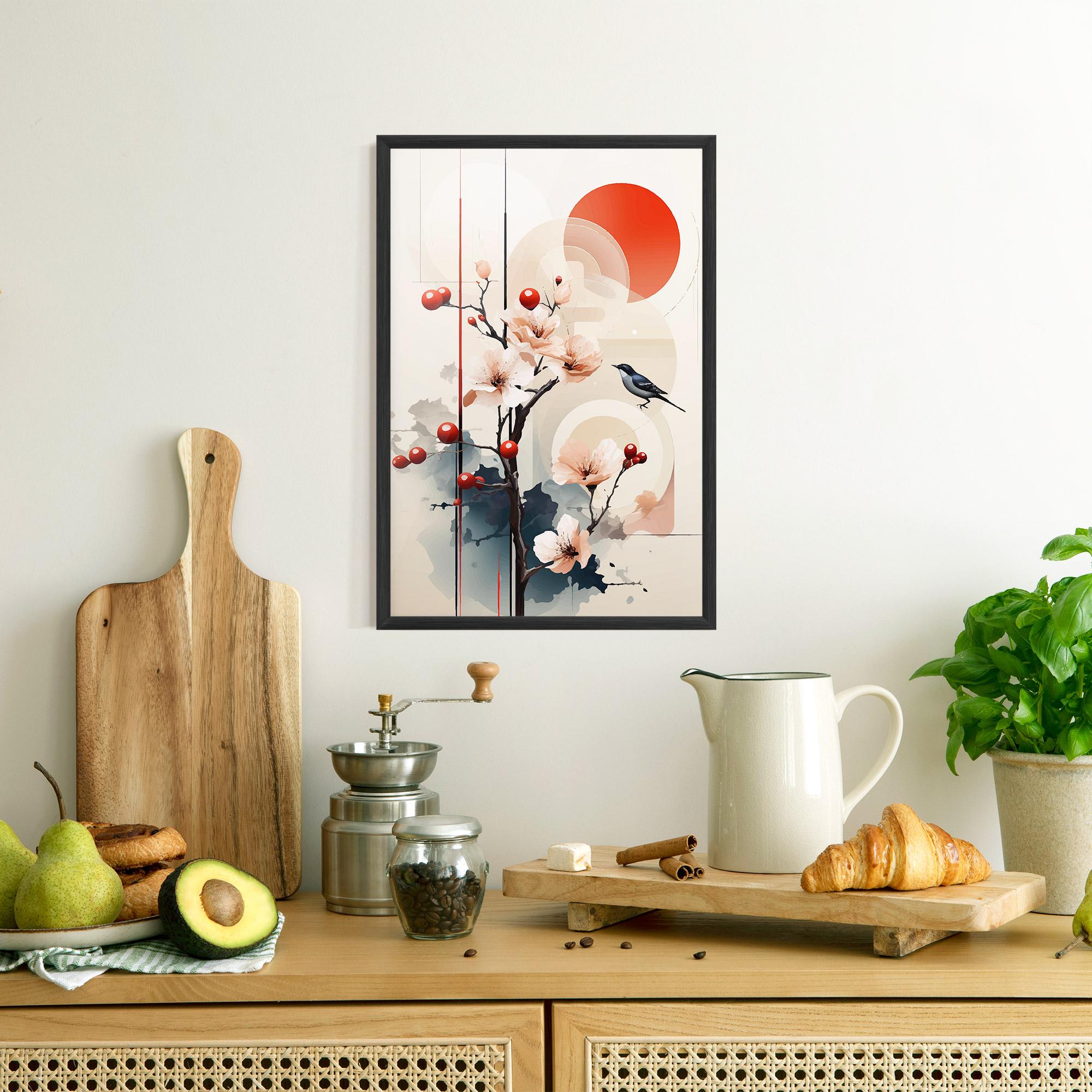 Poster Înrămat Cream Nature mockup 8