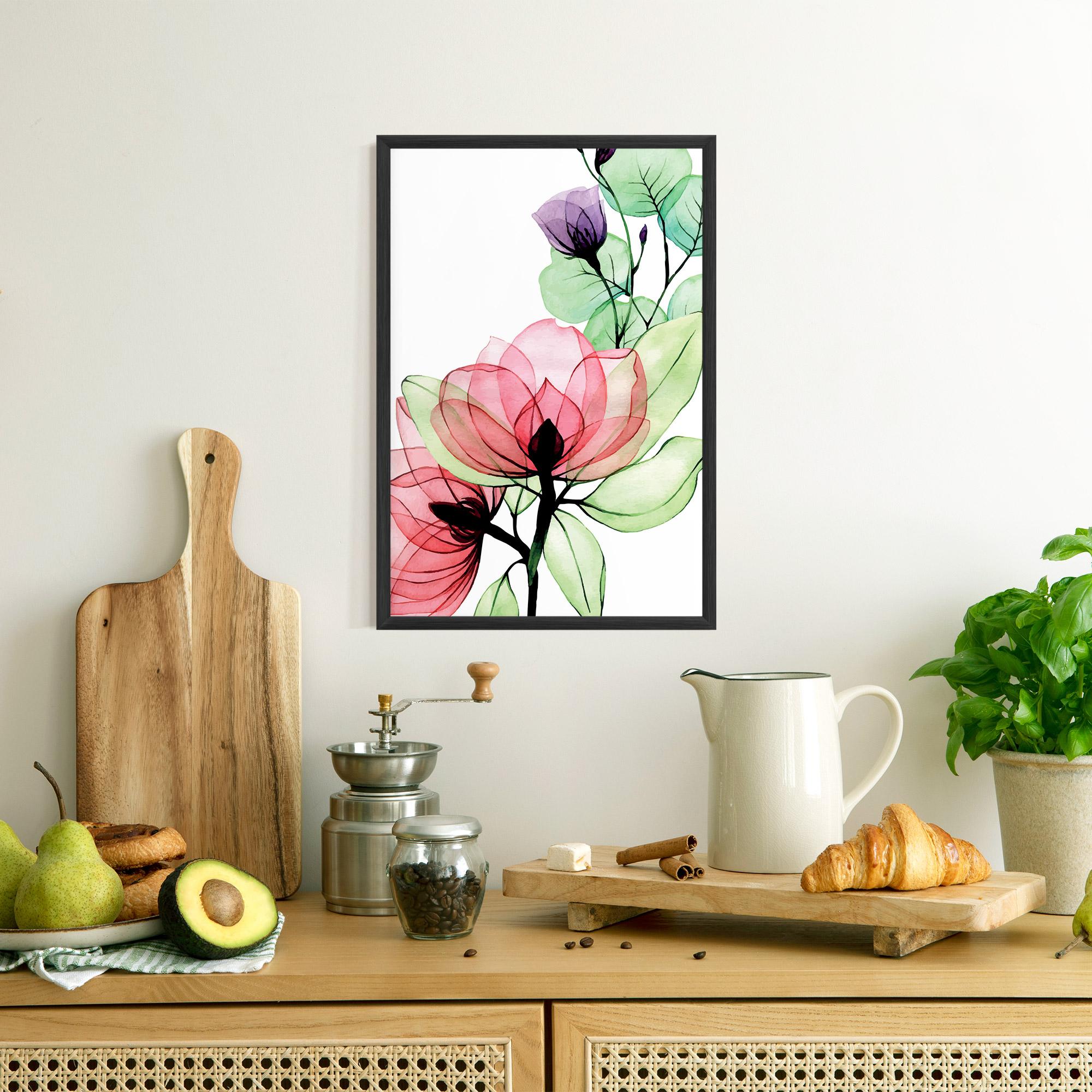 Poster Înrămat Pink Green Nature mockup 8