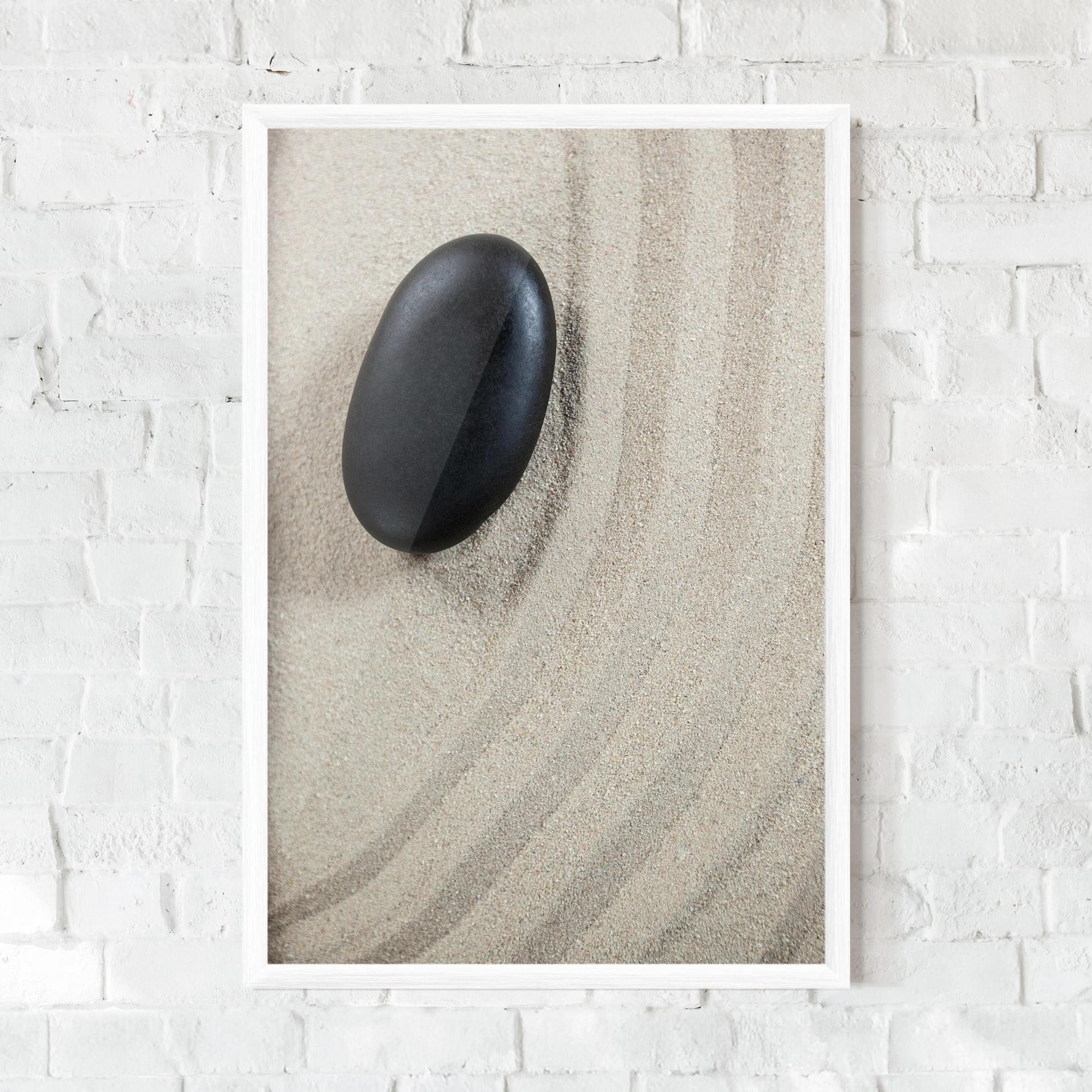 Poster Înrămat Black Pebble mockup 0
