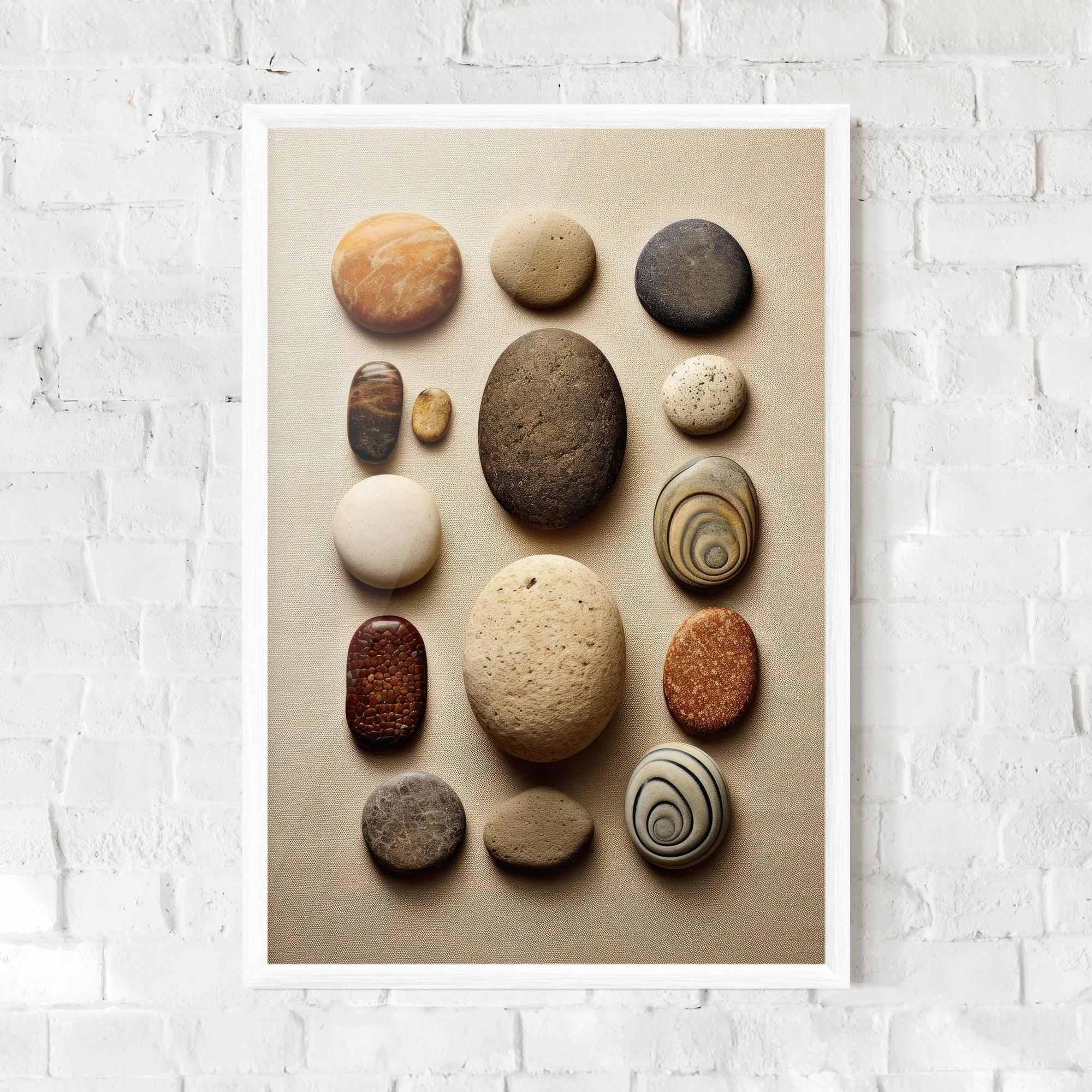 Poster Înrămat Massage Stones Sand mockup 0