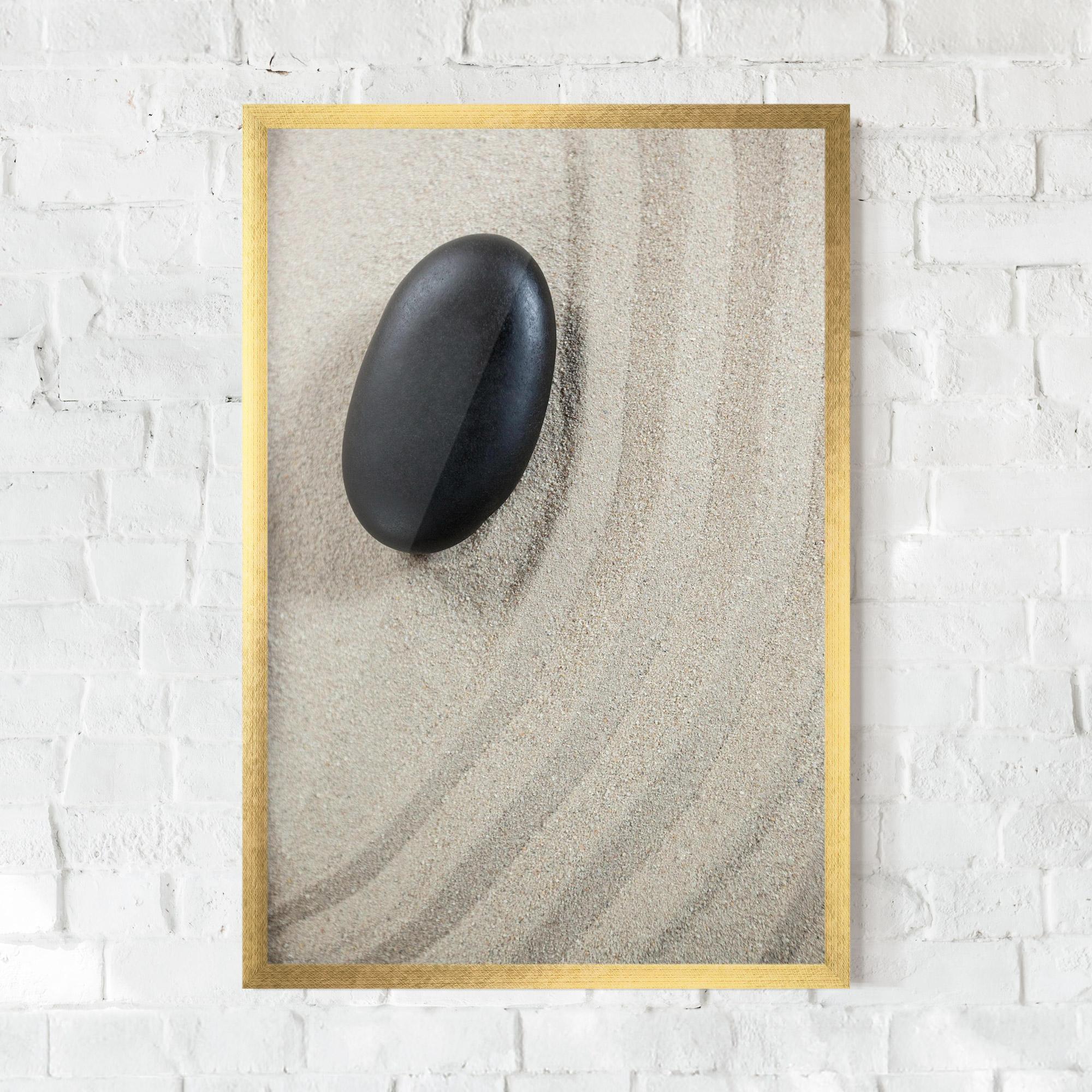 Poster Înrămat Black Pebble mockup 0