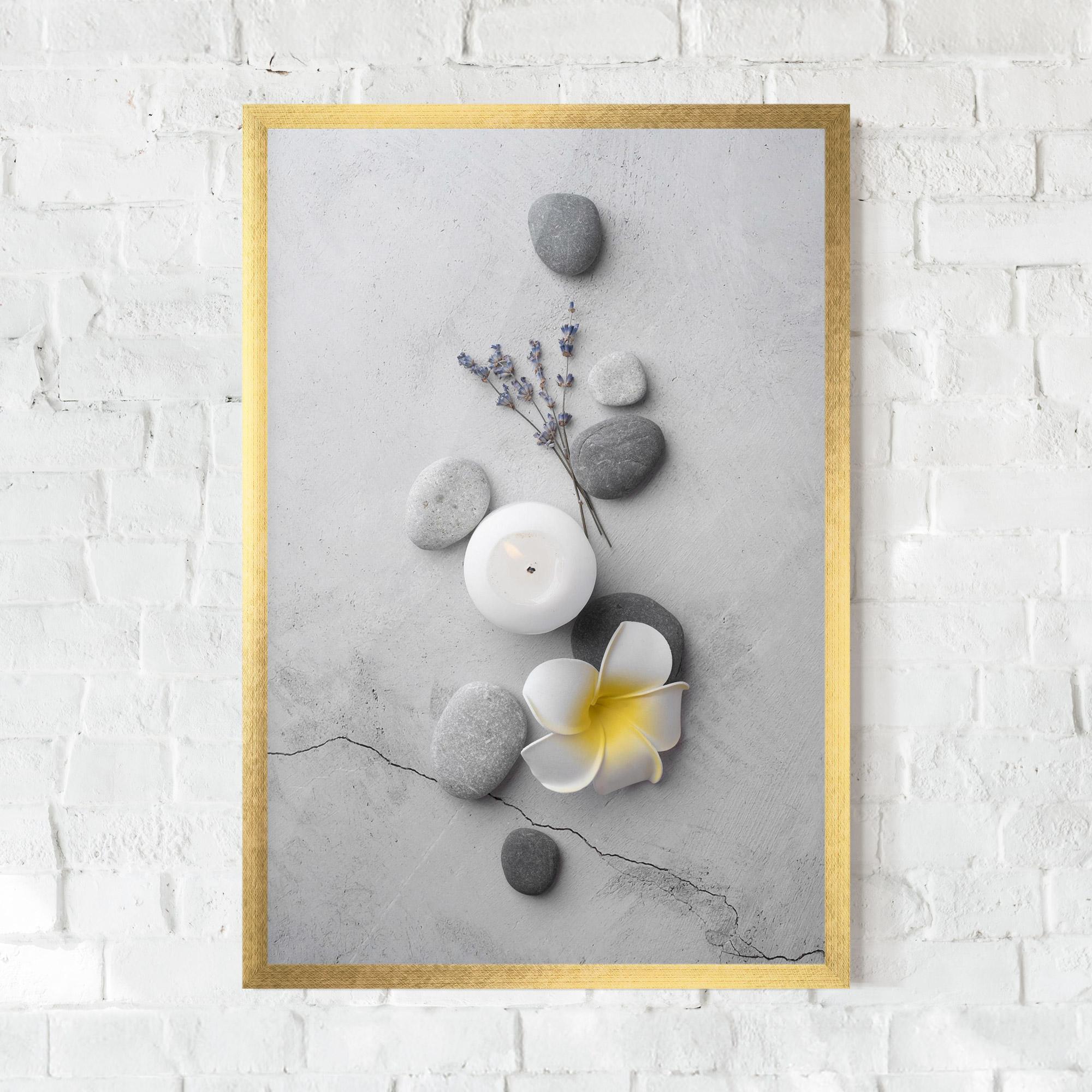Poster Înrămat Feng Shui Stones mockup 0